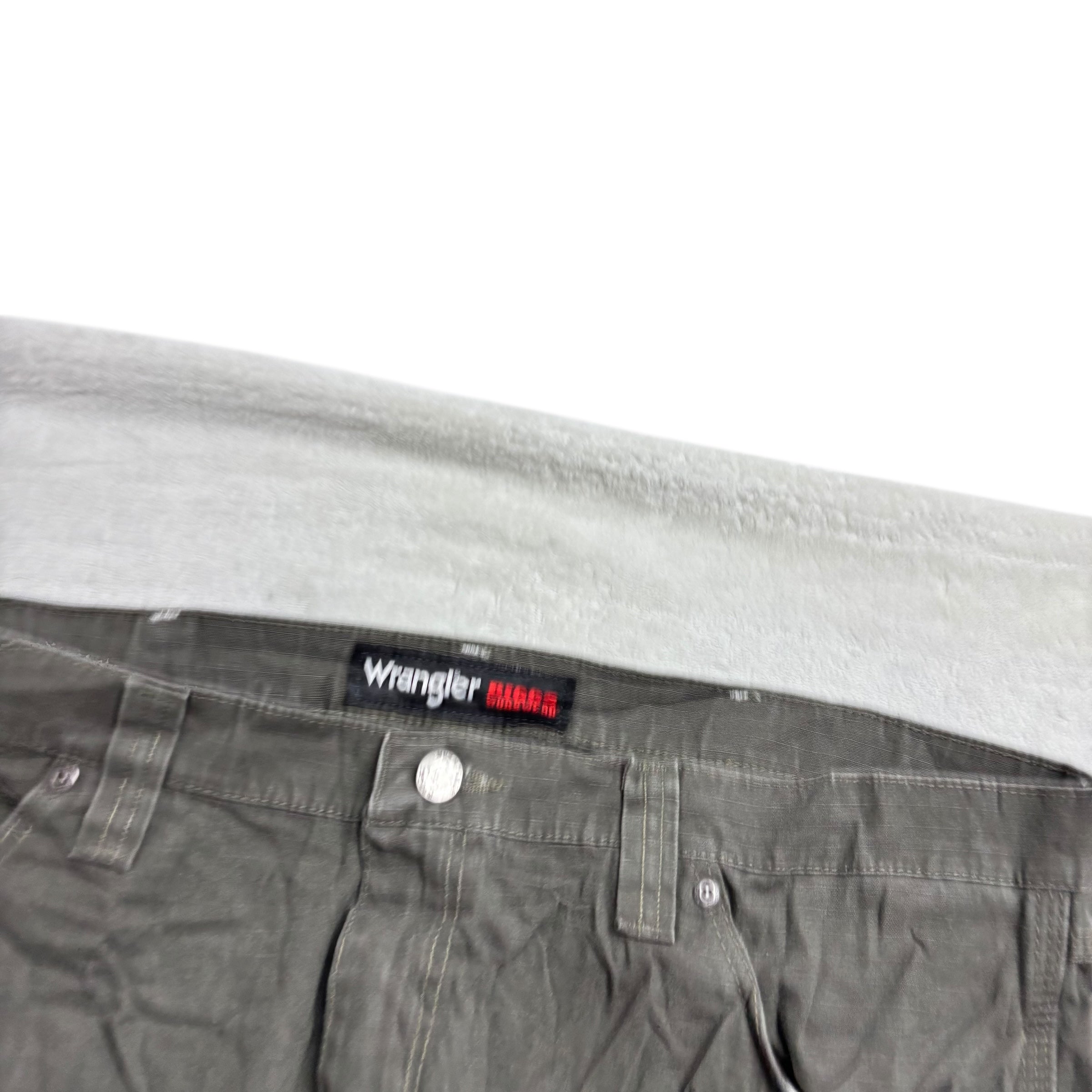 Wrangler Carpenter Trousers W40 L36 Mens Green Relaxed Baggy Fit Pants (E)