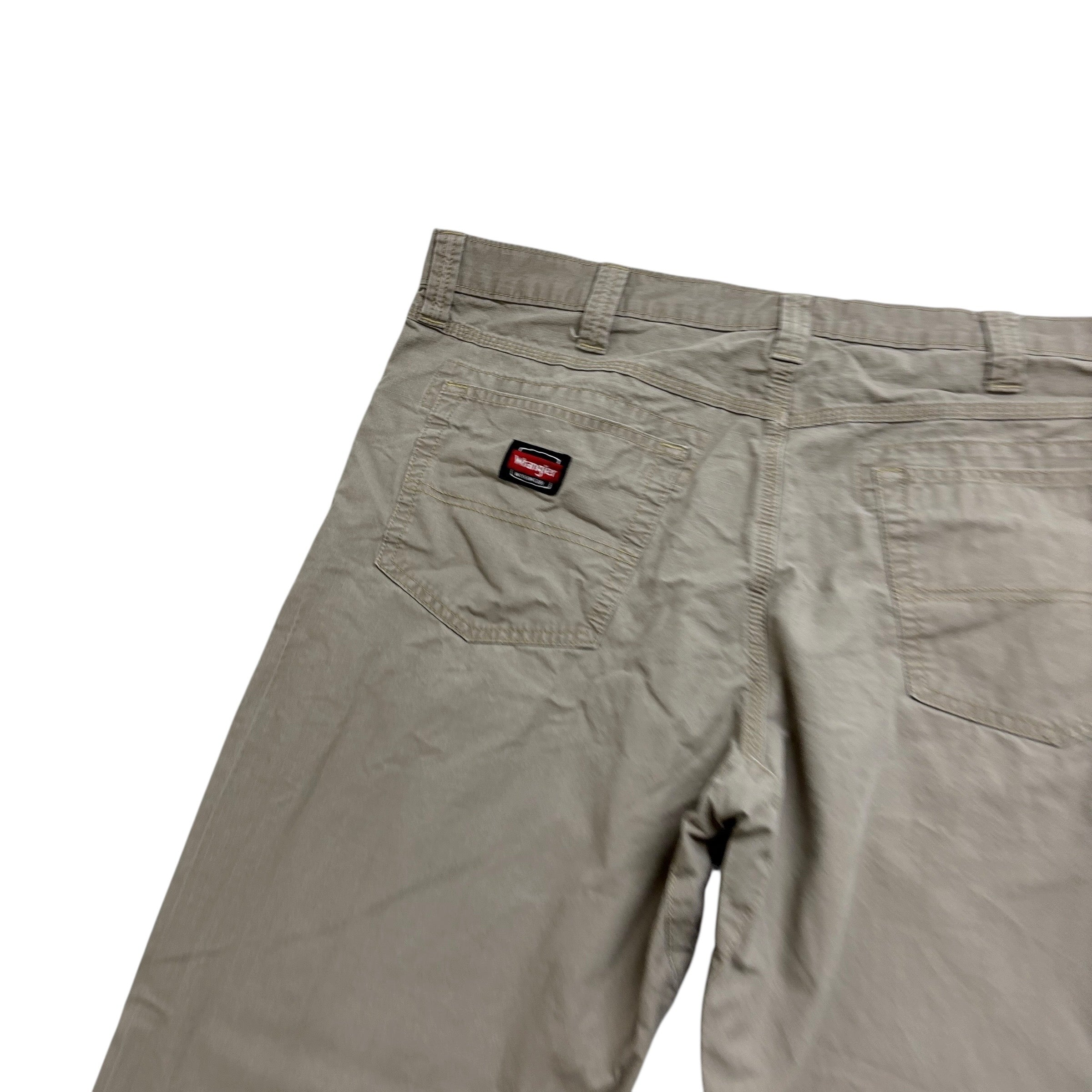 Wrangler Carpenter Pants W40 L30 Mens Grey Relaxed Straight Fit Trousers (E)