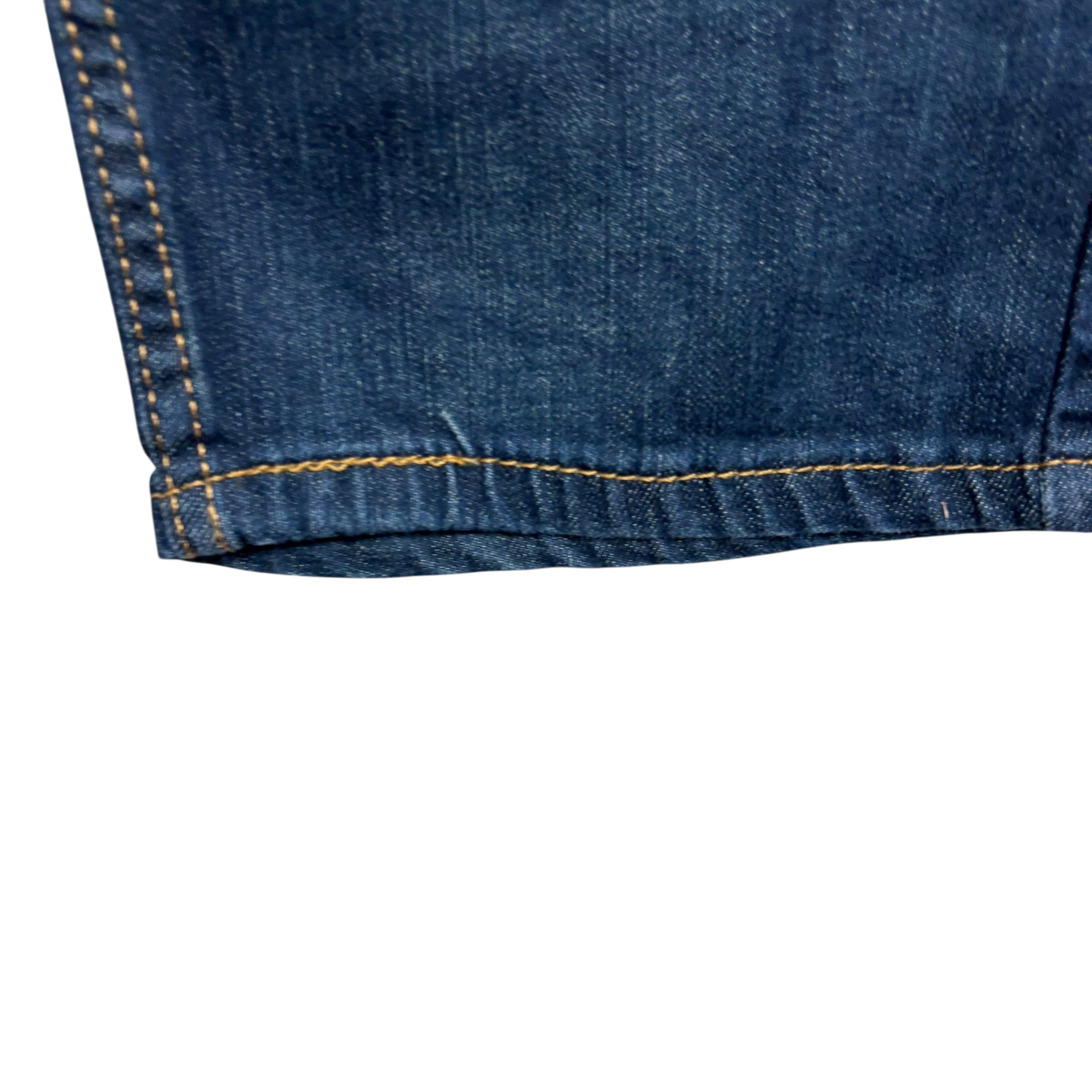 Levis 502 Jeans W34 L28 Mens Dark Blue Regular Tapered Fit Stretch Denim (E)