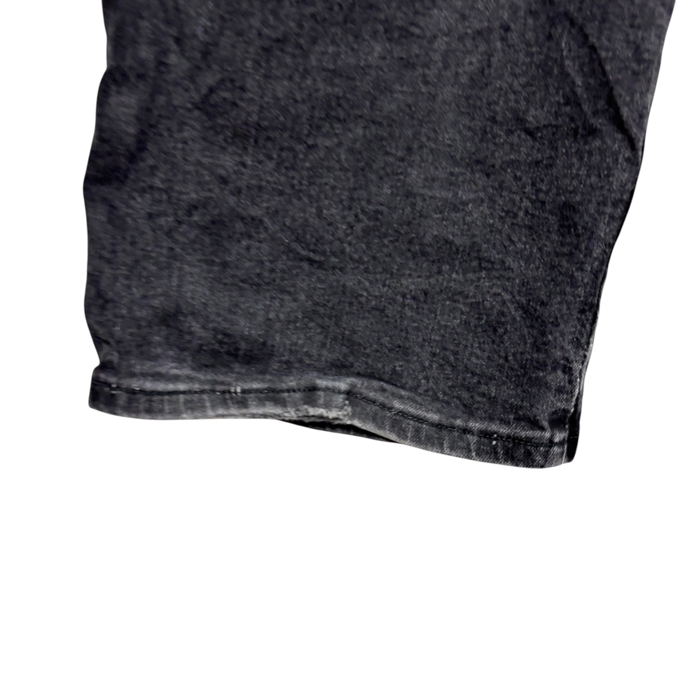 Wrangler Jeans W48 L30 Mens Black Regular Straight Fit Stretch Denim