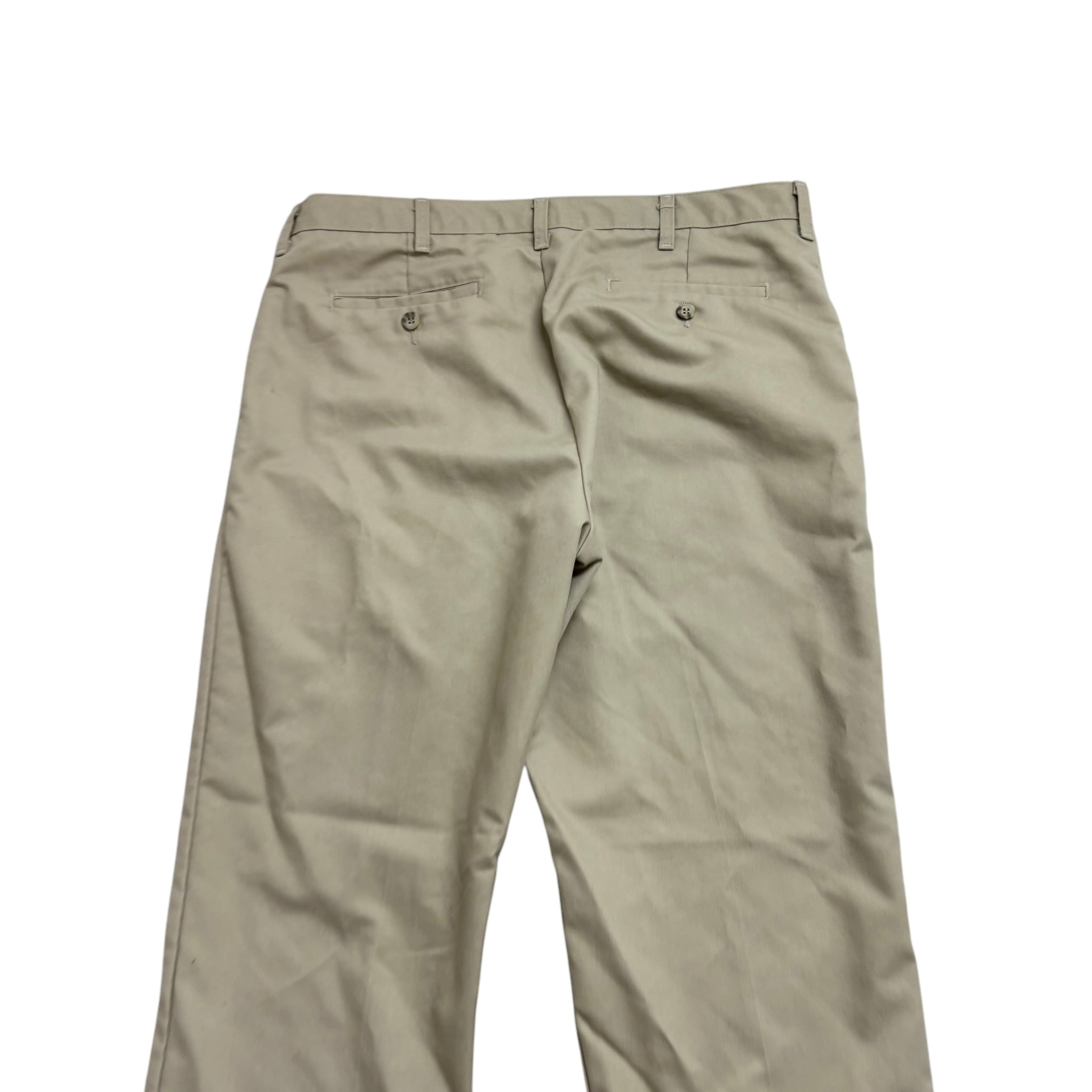 Lee Trousers W36 L30 Mens Cream Relaxed Fit Total Freedom Pants (E)