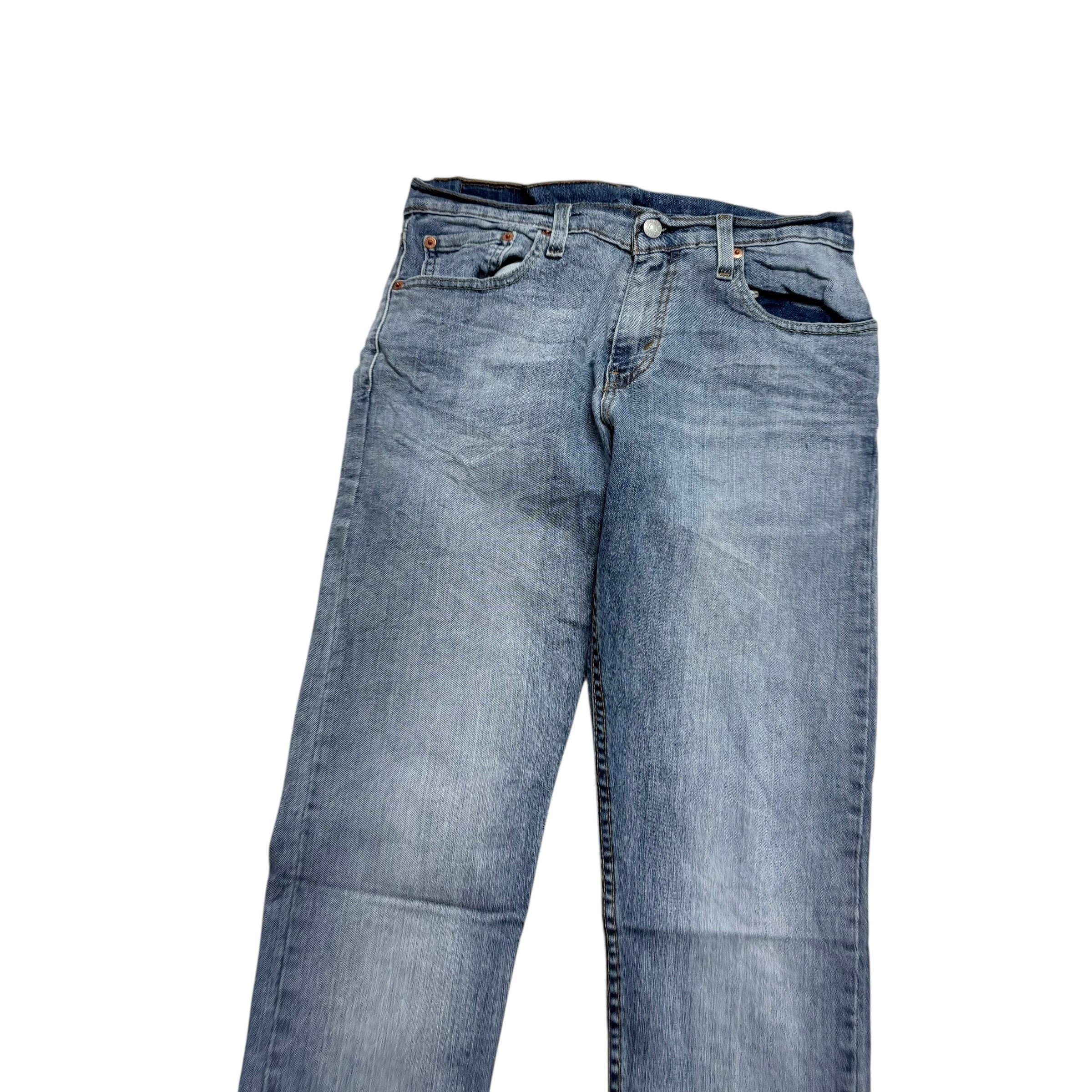 Levis 512 Jeans W30 L32 Mens Mid Blue Slim Tapered Fit Stretch Denim