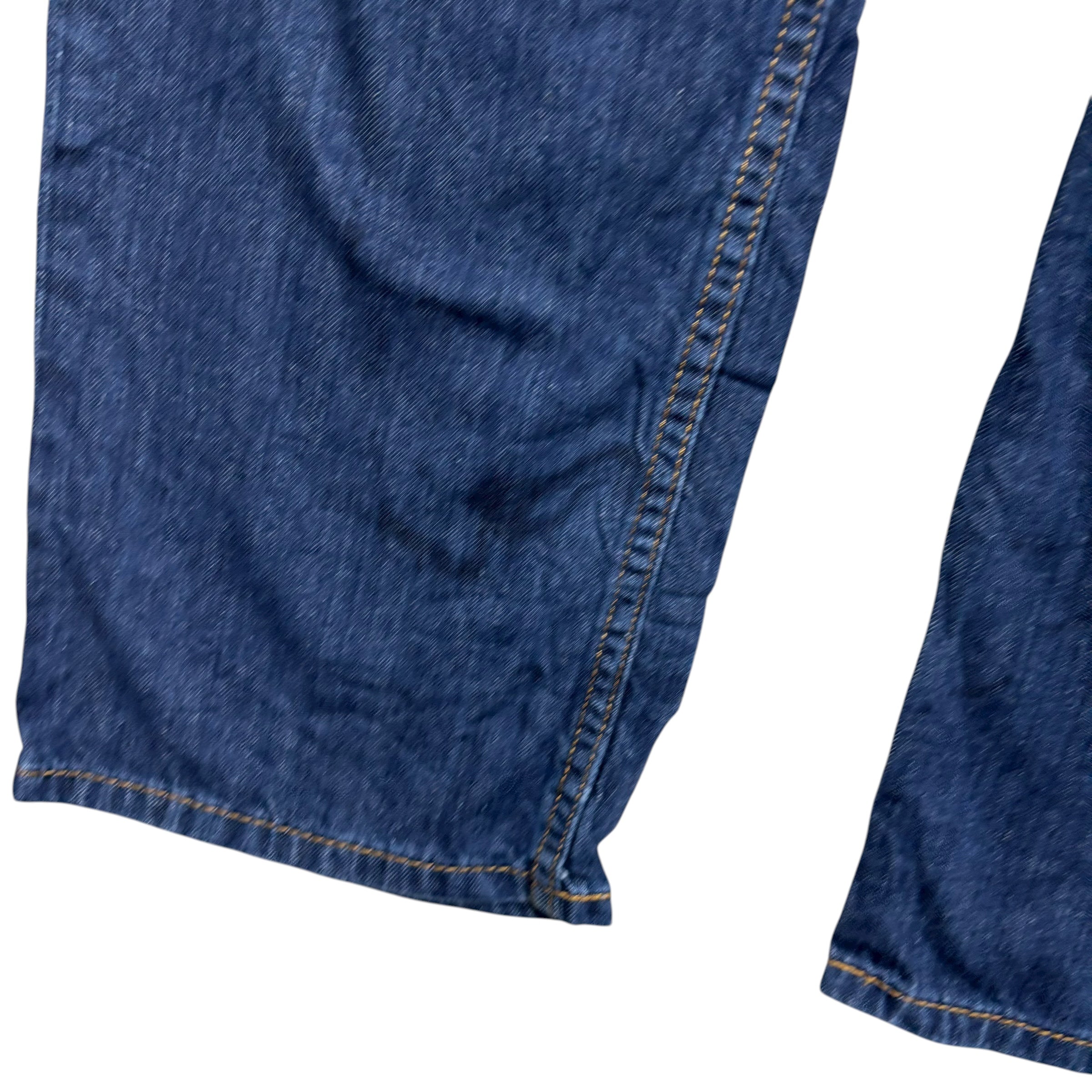 Levis 514 Jeans W36 L30 Mens Dark Blue Regular Straight Fit Denim (F)