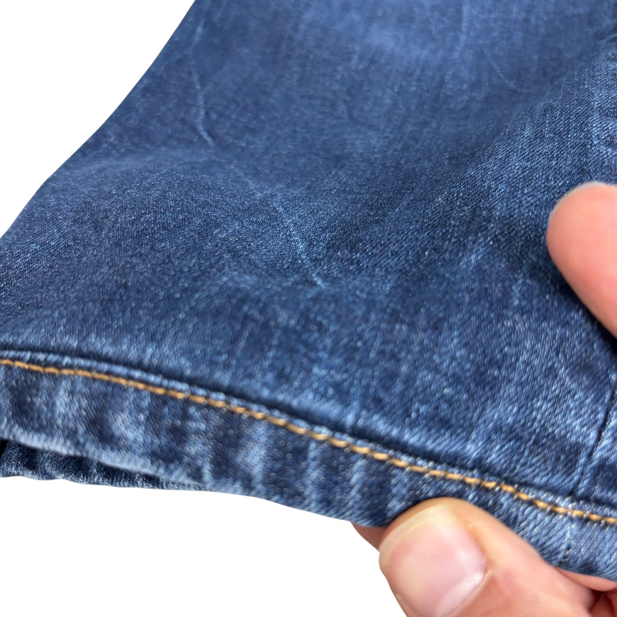 Levis 510 Jeans W34 L29 Mens Dark Blue Skinny Fit Stretch Denim (E)