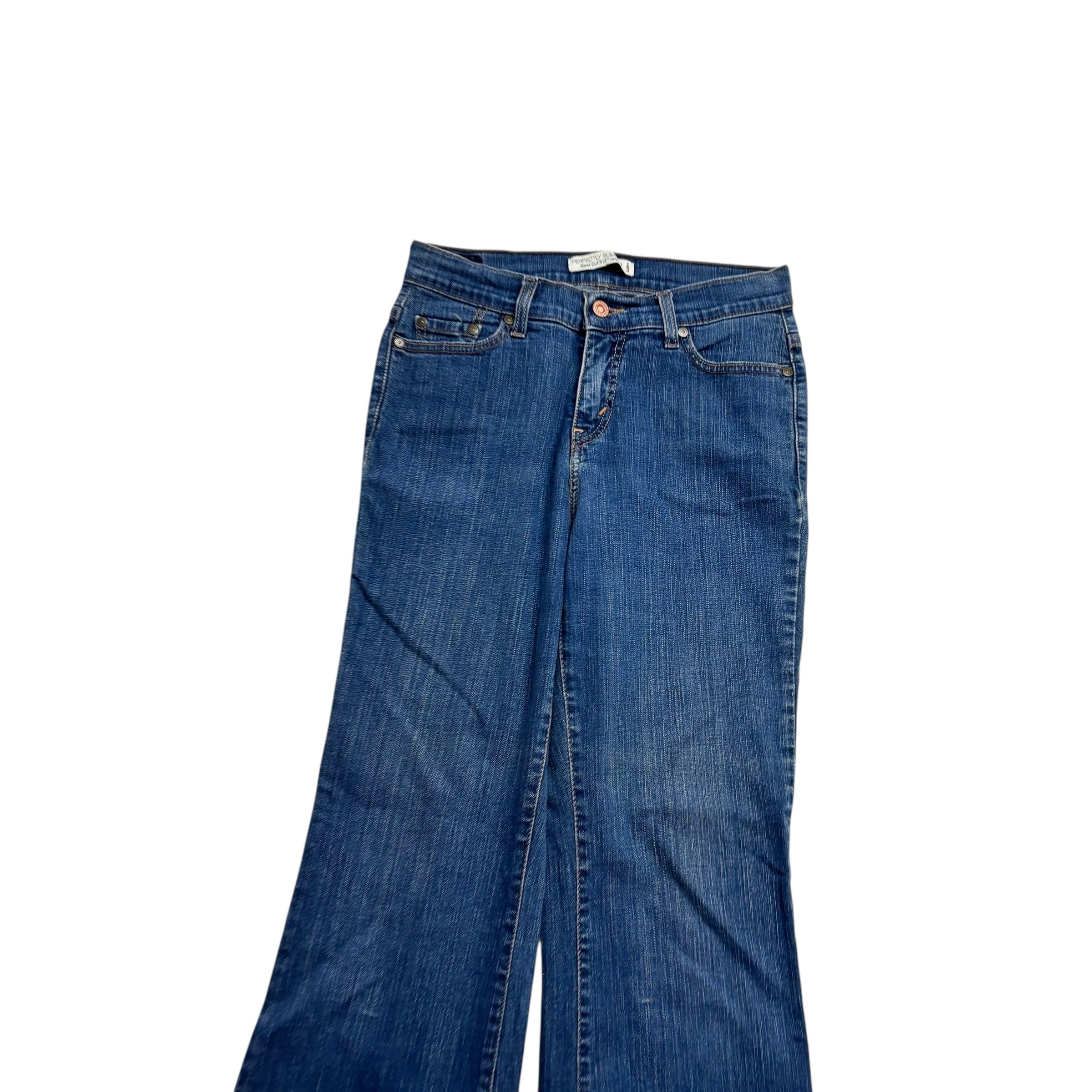 Levis 512 Jeans W28 L28 Womens Dark Blue Slimming Bootcut Stretch Vintage (E)