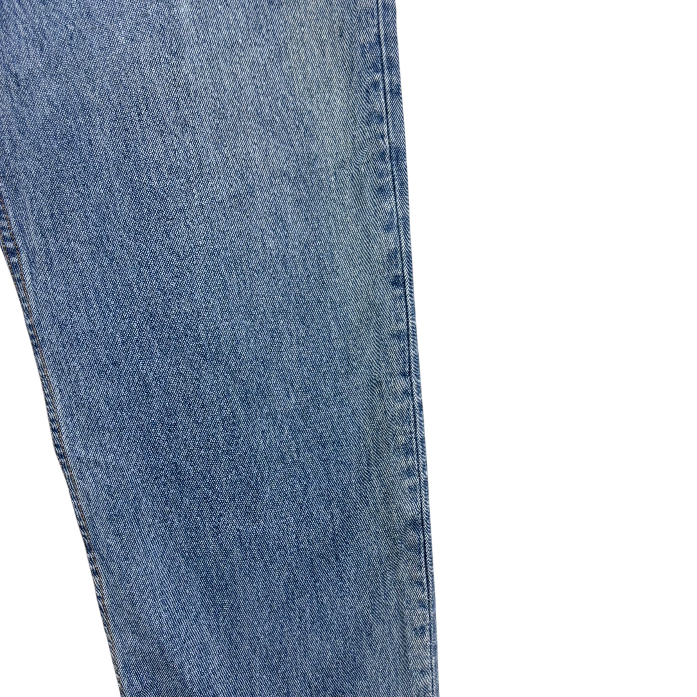 Levis 550 Jeans W34 L32 Mens Light Blue Baggy Relaxed Straight Fit Denim