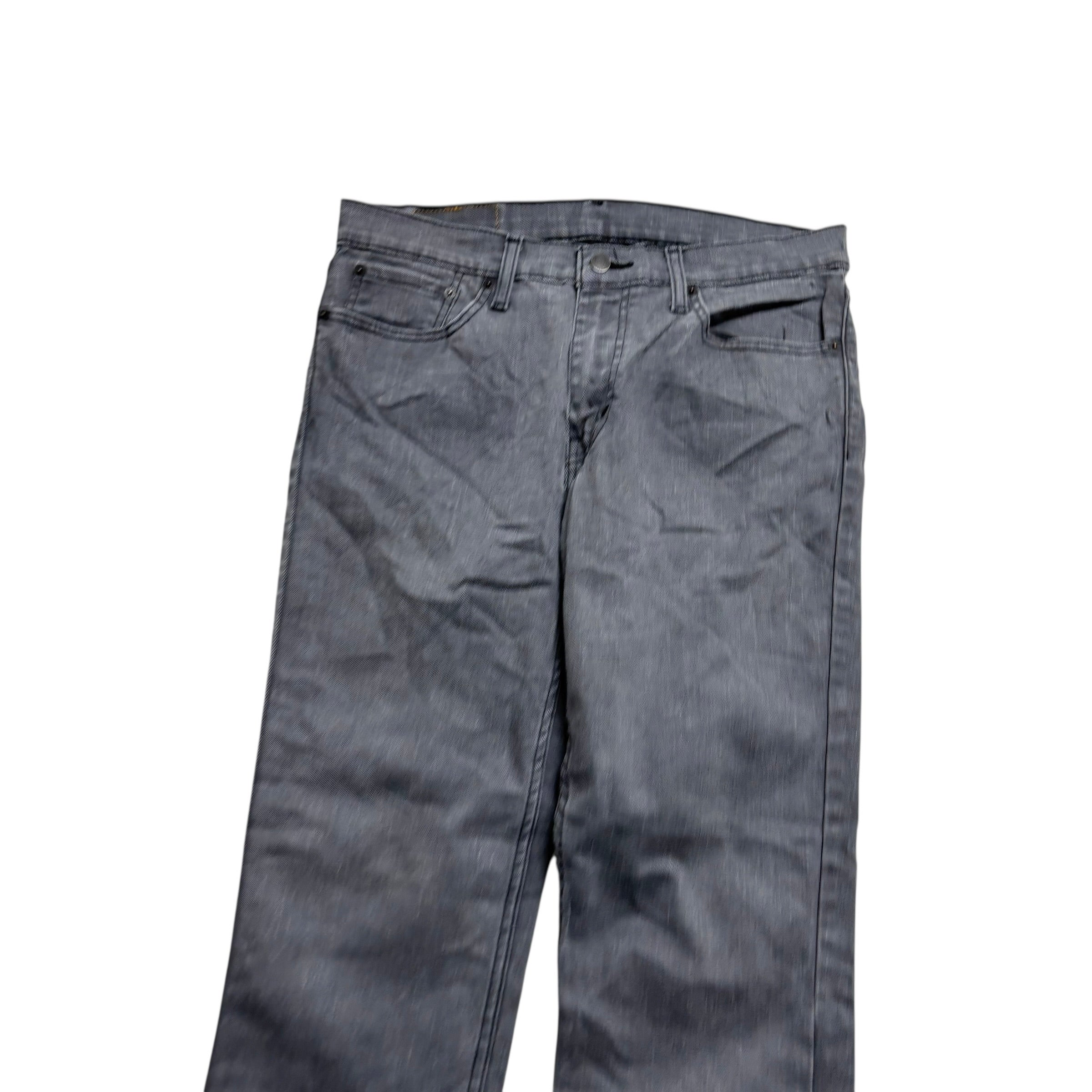 Levis 511 Jeans W33 L30 Mens Grey Slim Fit Stretch Denim (E)