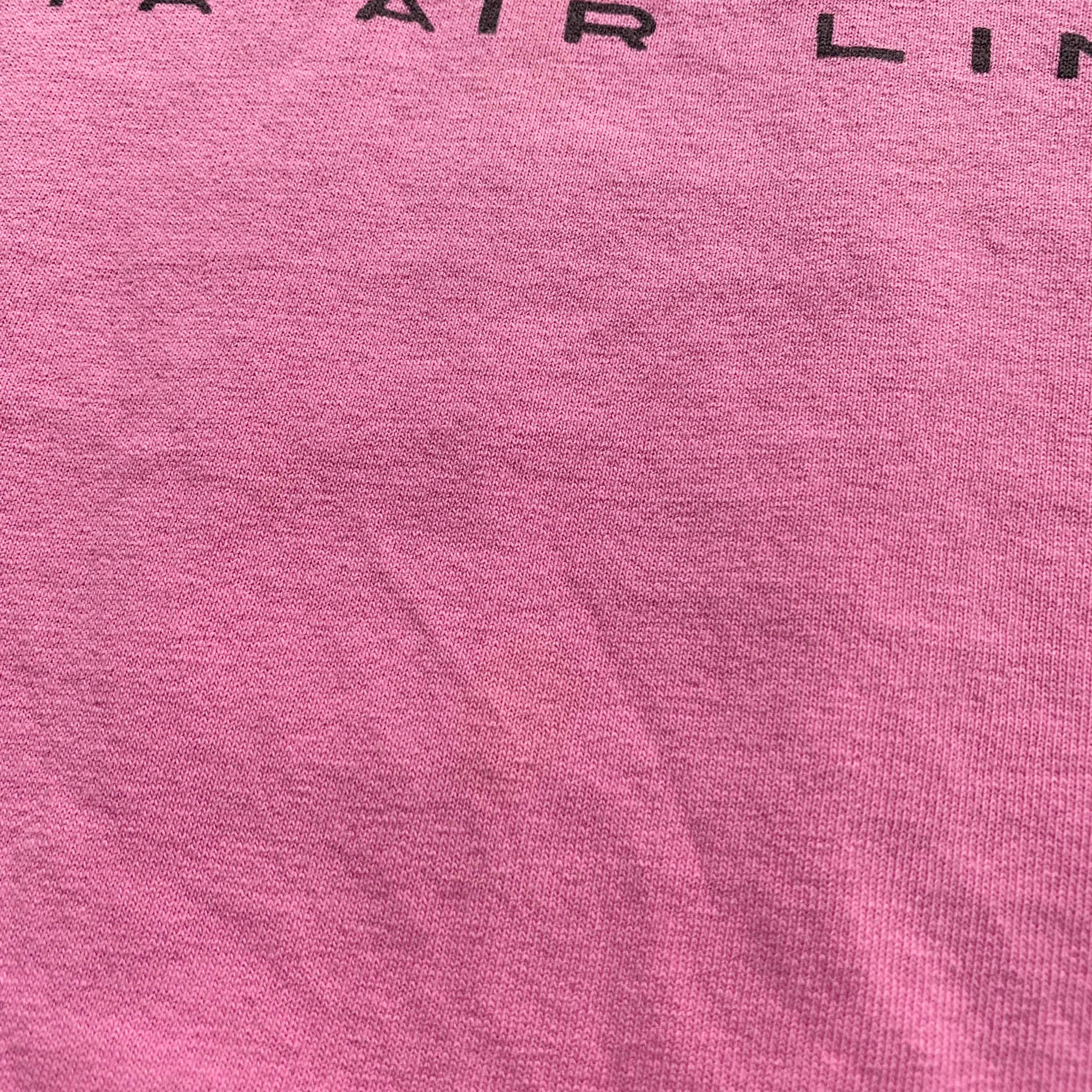 Vintage T Shirt Mens Medium Pink Single Stitch Graphic Print 90s USA