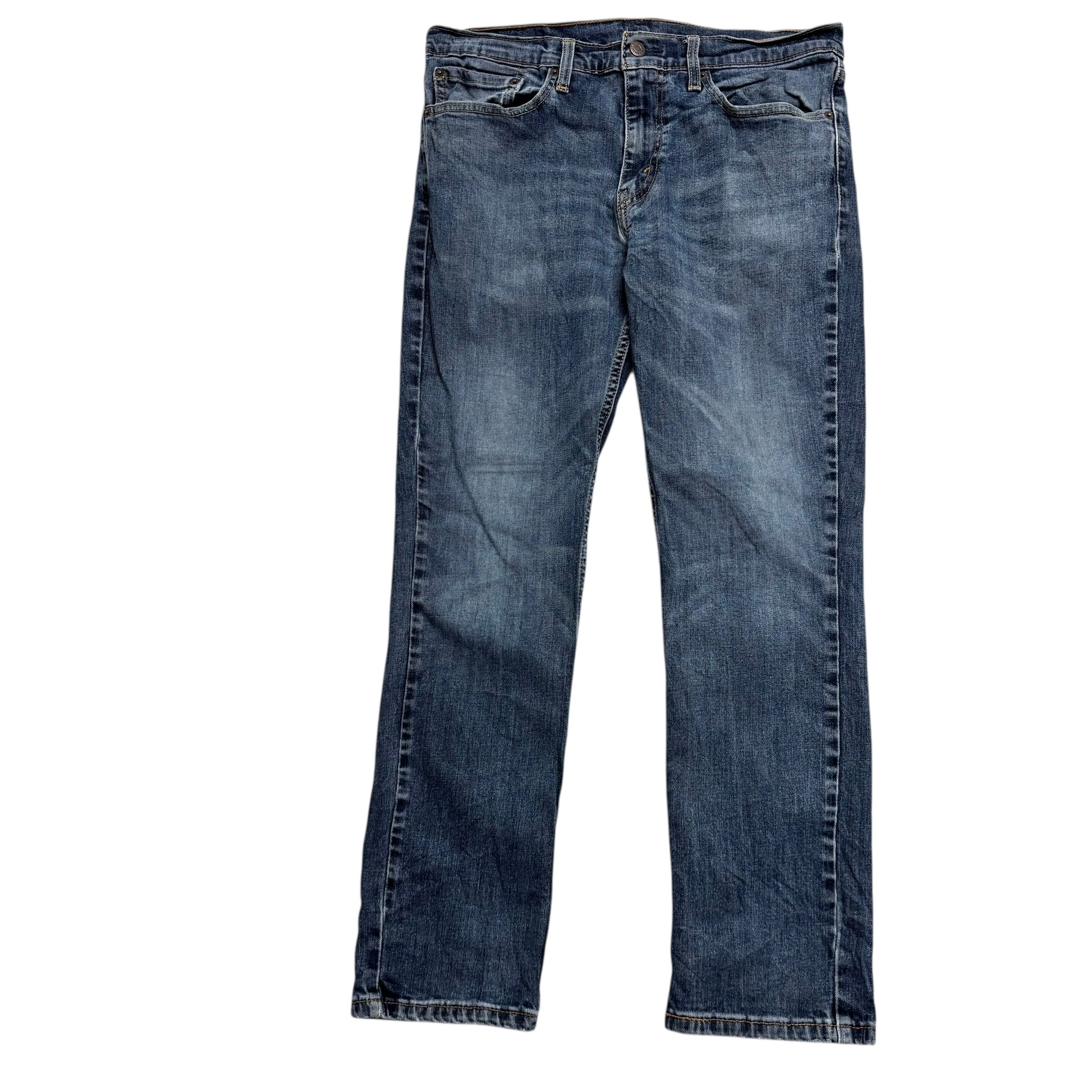 Levis 511 Jeans W34 L30 Mens Mid Blue Slim Fit Stretch Denim