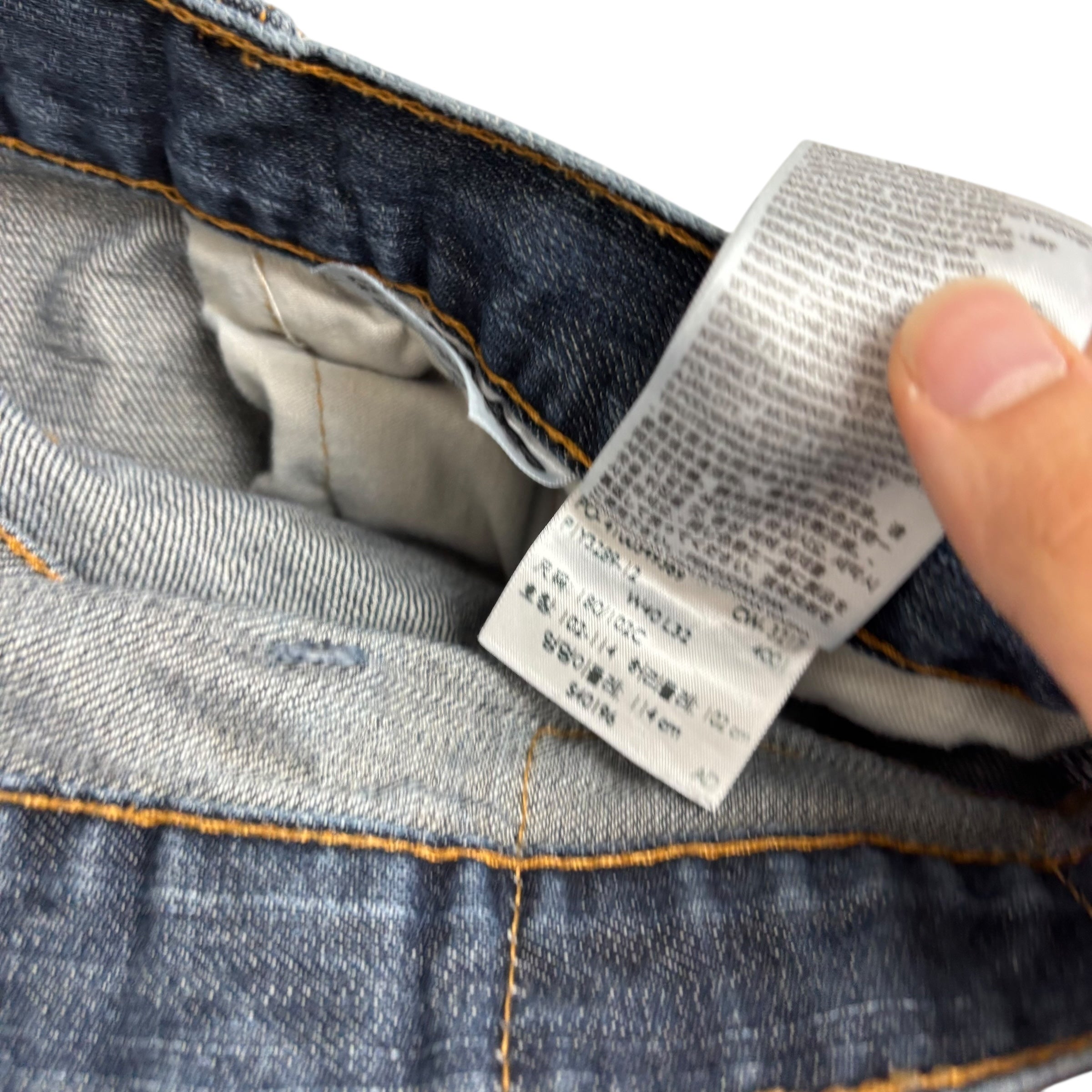 Levis 559 Jeans W40 L32 Mens Mid Blue Baggy Relaxed Straight Fit Denim (E)