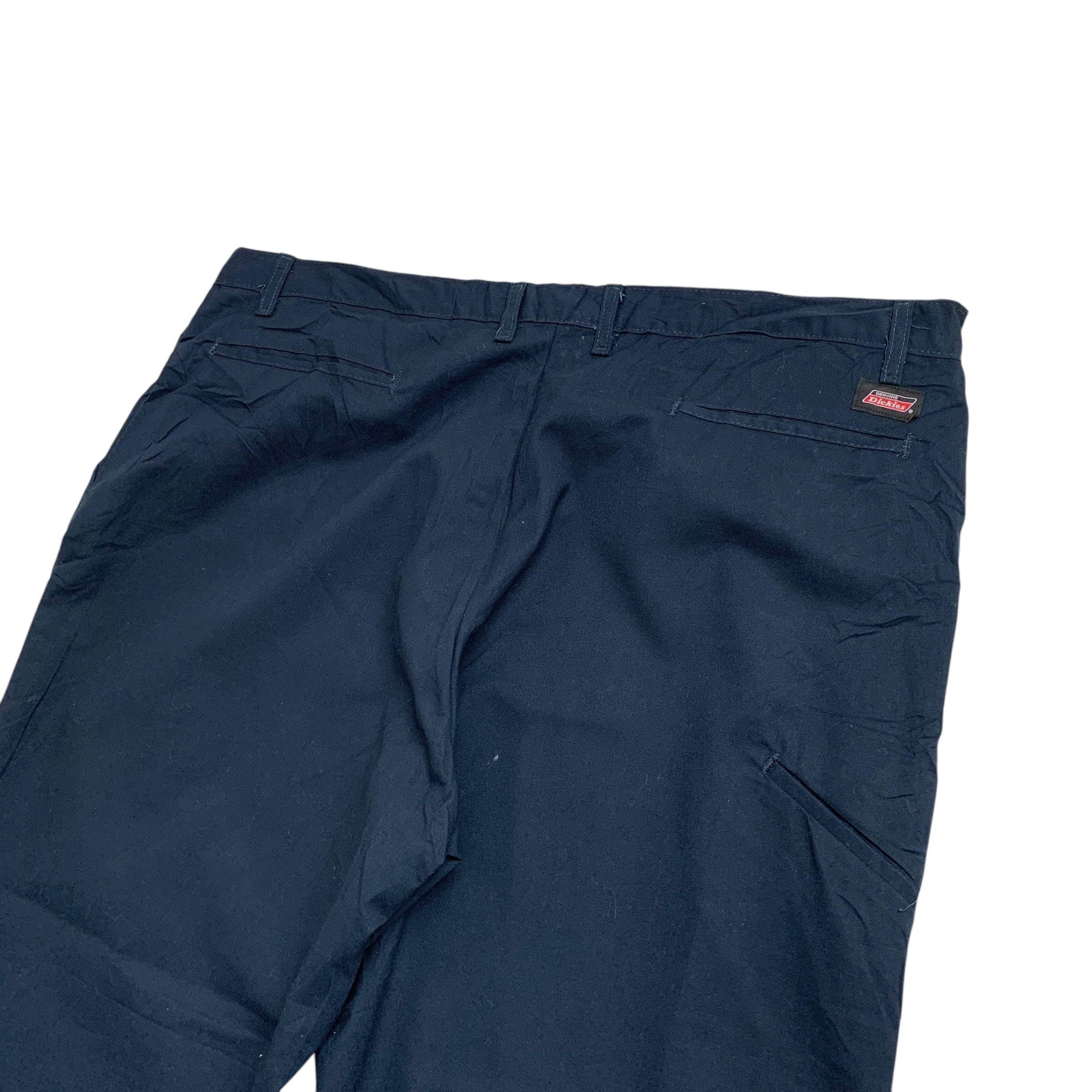 Dickies Trousers W42 L30 Mens Navy Blue Pants Relaxed Straight Fit Workwear