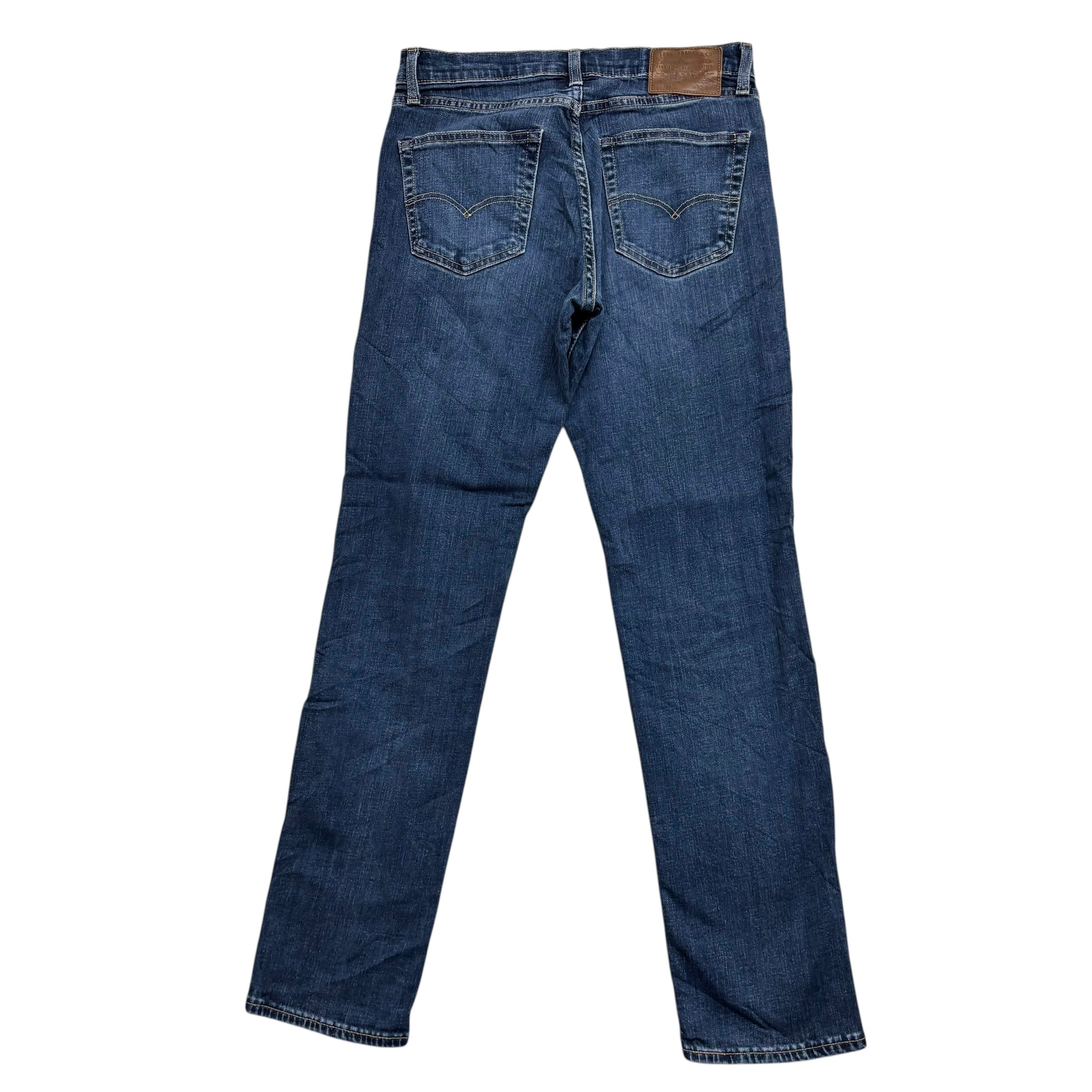 Levis 511 Jeans W30 L31 Mens Dark Blue Slim Fit Stretch Premium Denim (E)