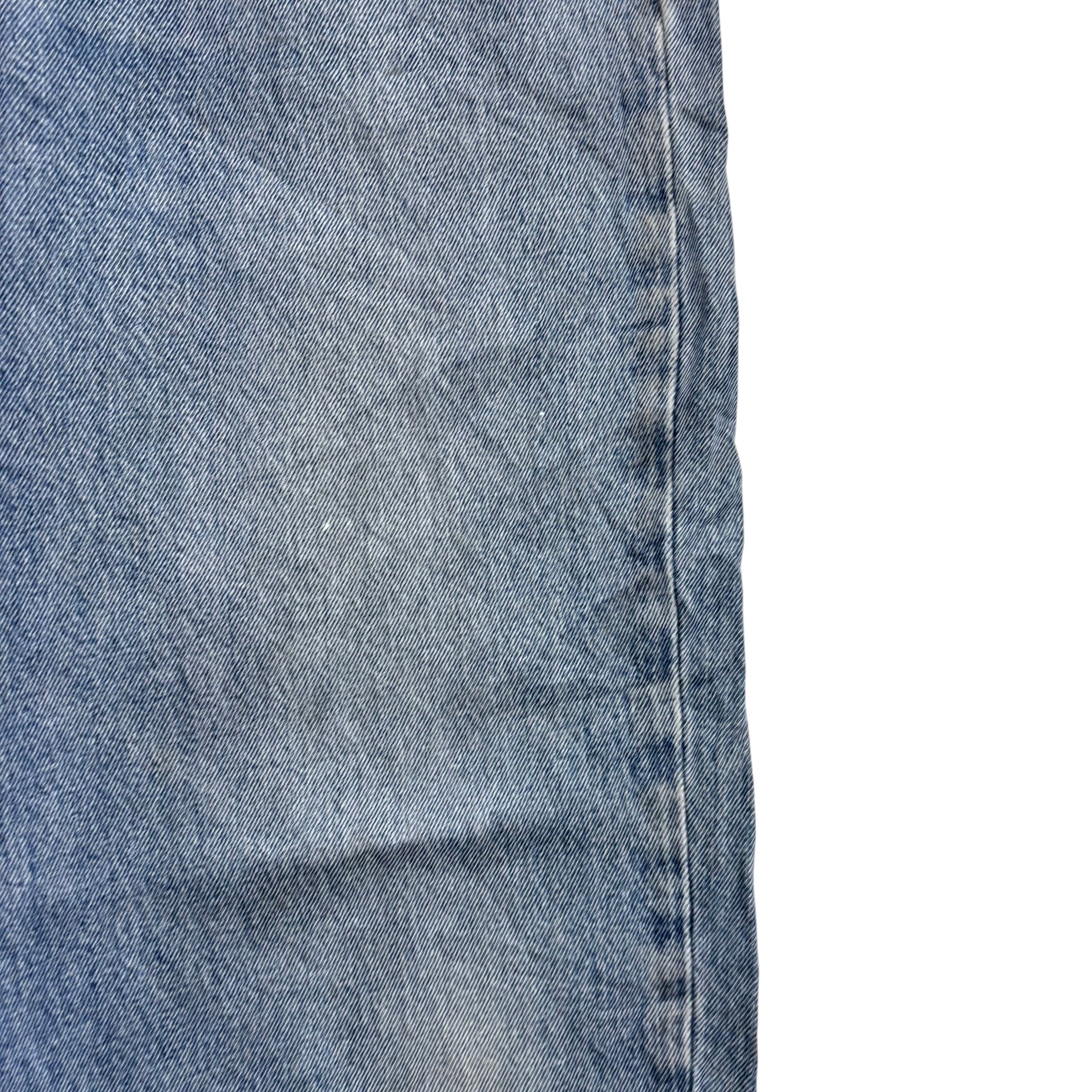 Levis 550 Jeans W40 L34 Mens Mid Blue Baggy Relaxed Straight Fit Denim (F)