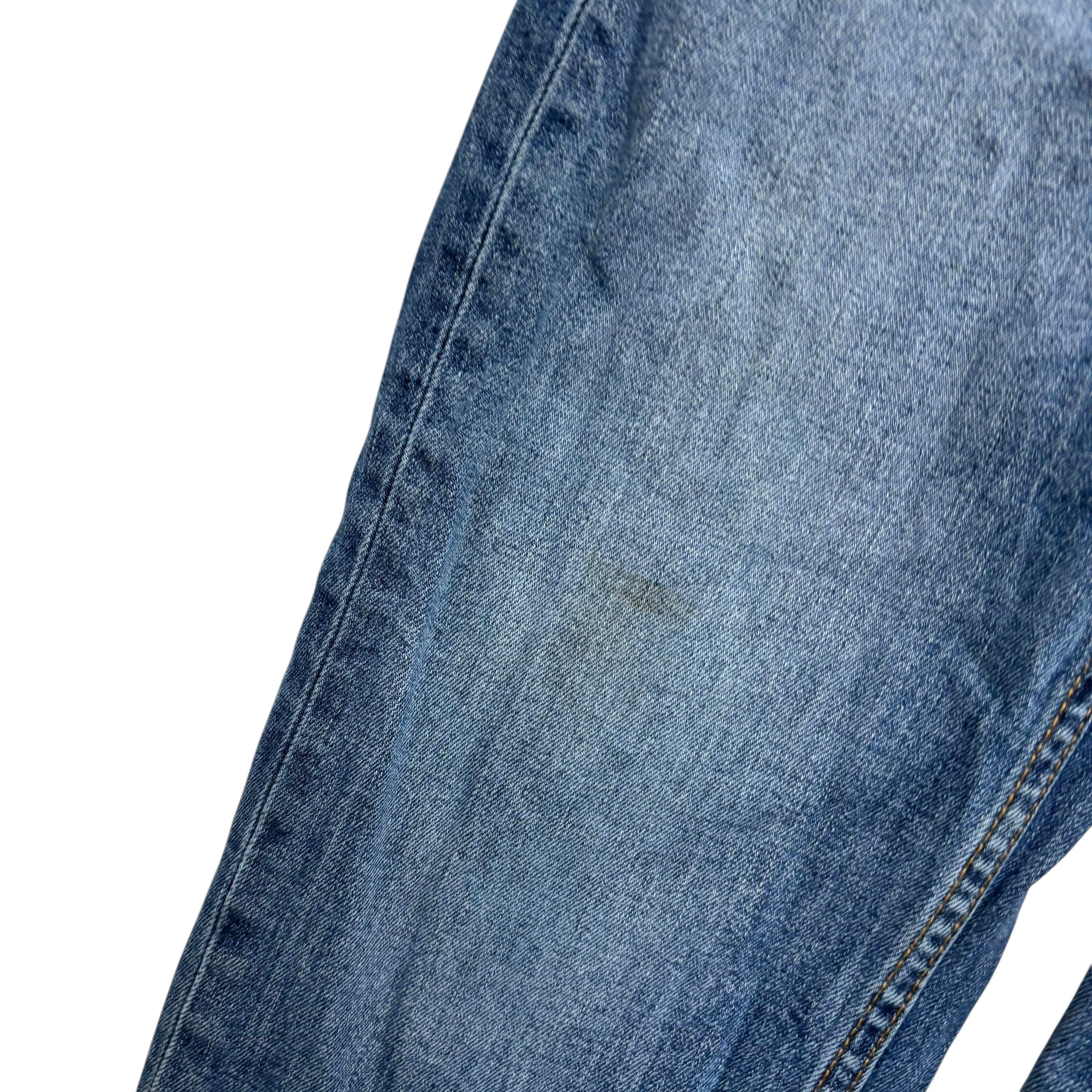 Levis 514 Jeans W29 L32 Mens Mid Blue Regular Straight Fit Stretch Denim