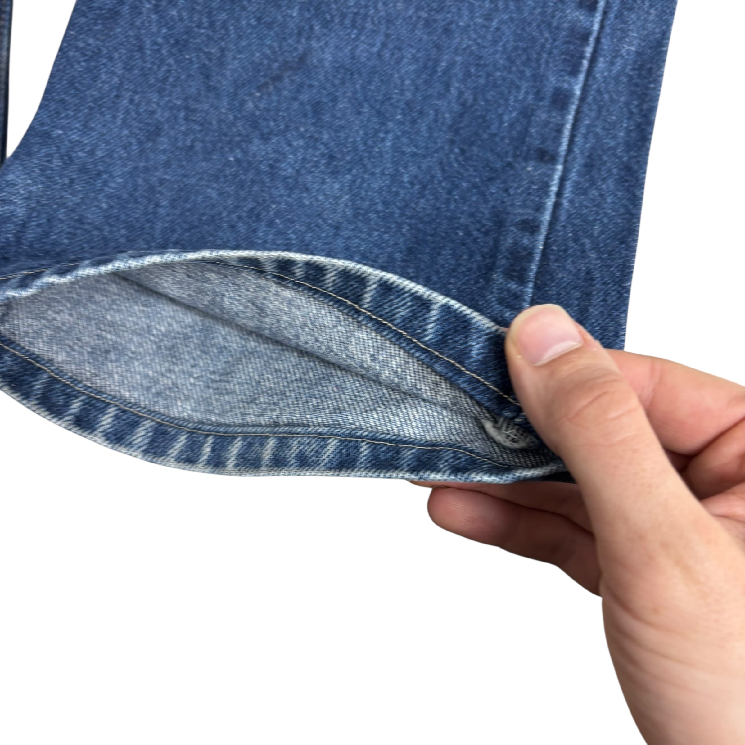 Levis 581 Jeans W33 L31 Mens Mid Blue Regular Straight Fit Vintage Denim