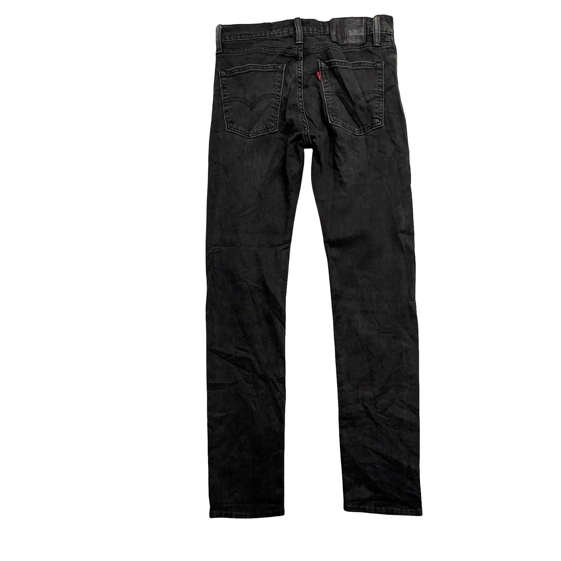 Levis 510 Jeans W28 L30 Mens Black Skinny Fit Stretch Denim