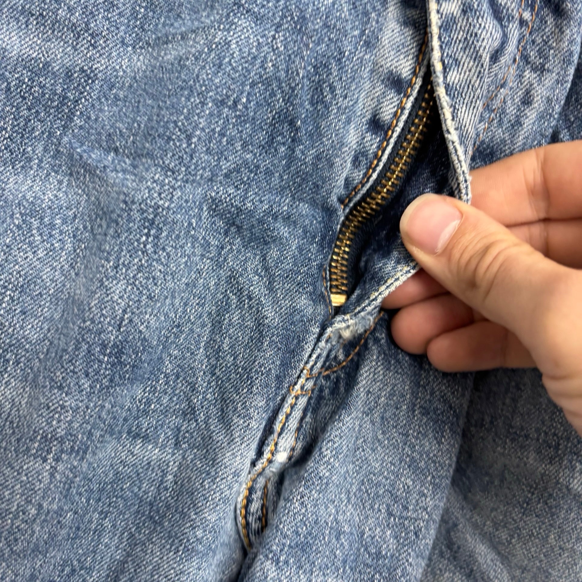 Levis 527 Jeans W38 L28 Mens Mid Blue Regular Bootcut Fit Denim