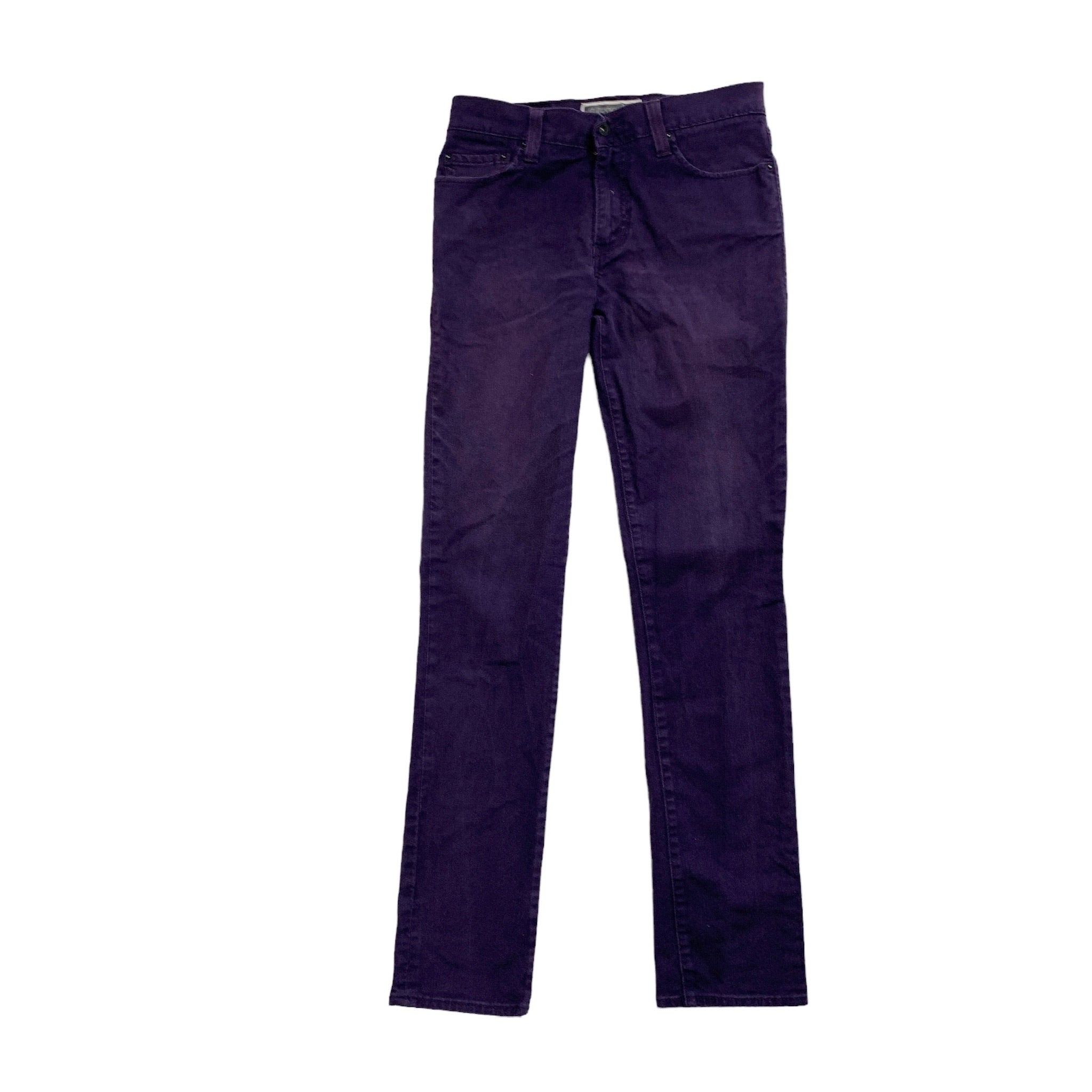 Levis 510 Jeans W32 L32 Mens Purple Skinny Fit Stretch Denim