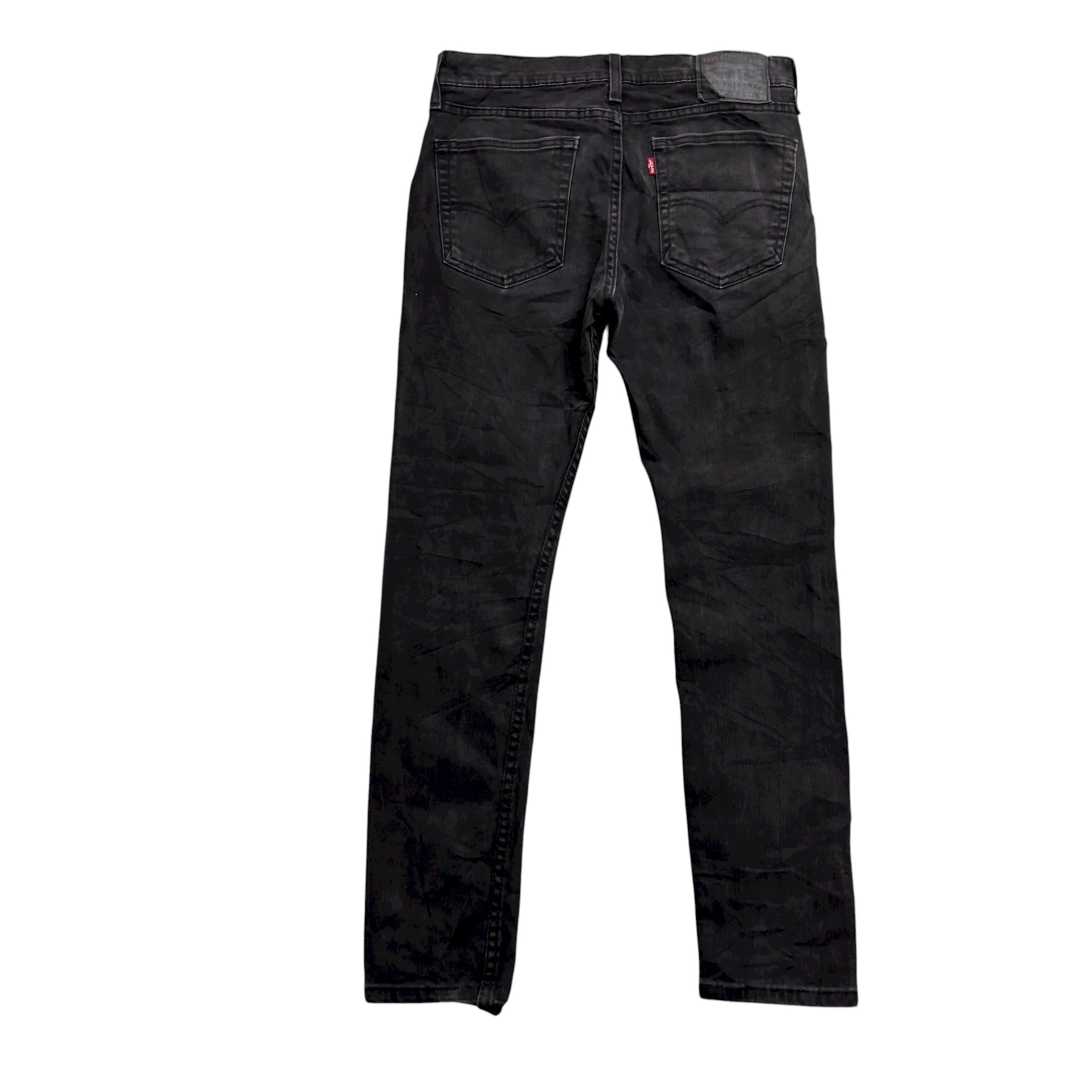 Levis 510 Jeans W30 L29 Mens Black Skinny Fit Stretch Denim