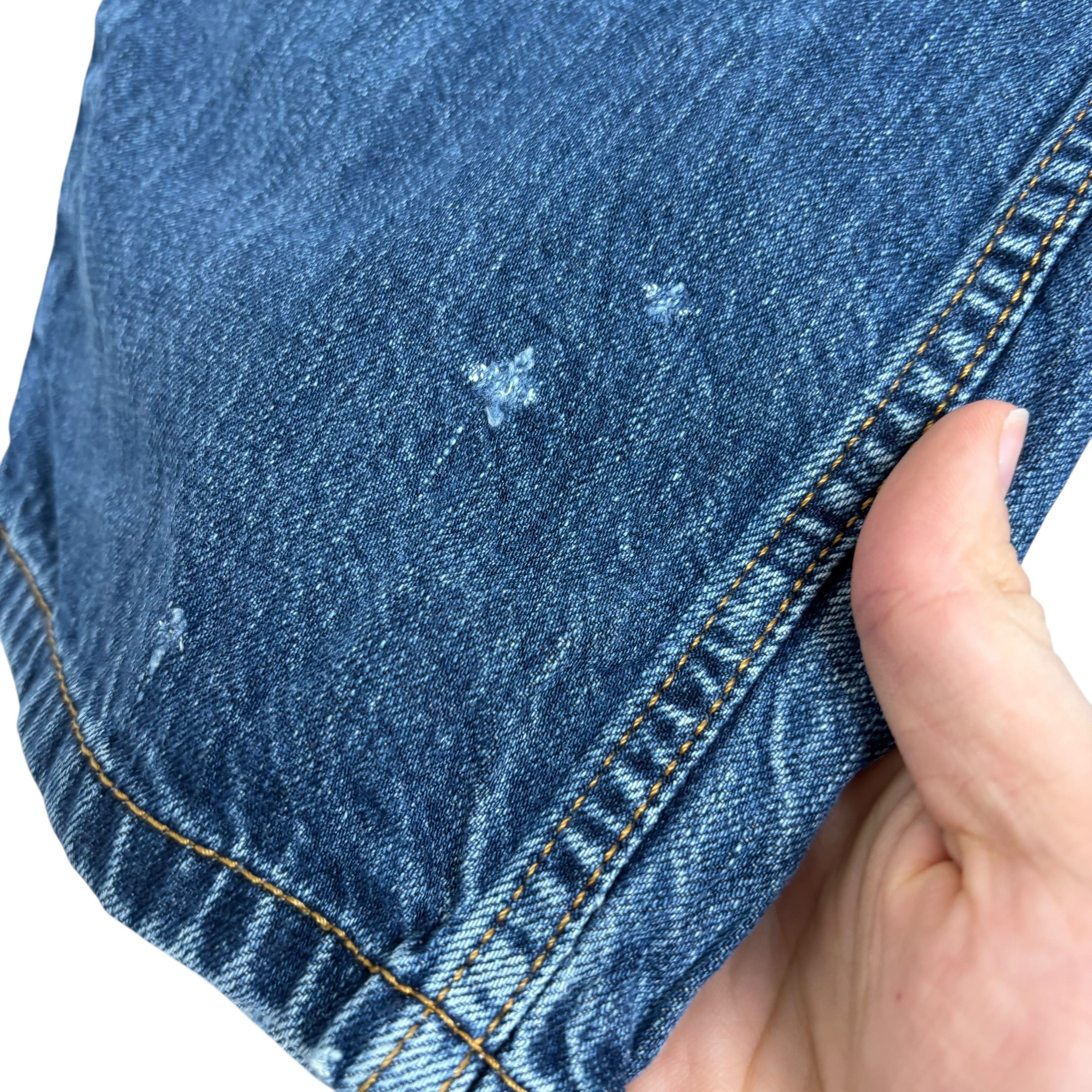 Levis 505 Jeans W36 L32 Mens Mid Blue Regular Straight Fit Denim