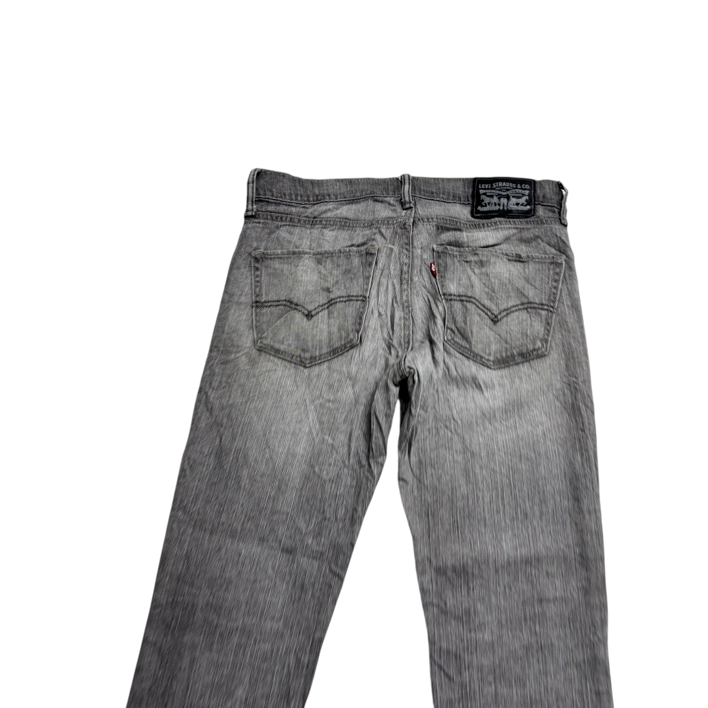Levis 511 Jeans W31 L30 Mens Grey Slim Fit Stretch Denim (E)