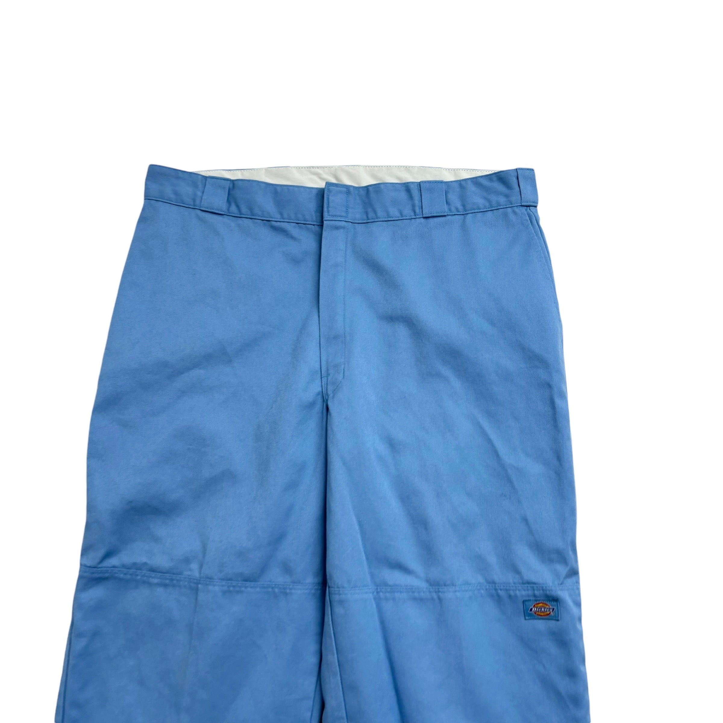 Dickies Double Knee Trousers W40 L29 Mens Blue Pants Baggy Relaxed Workwear