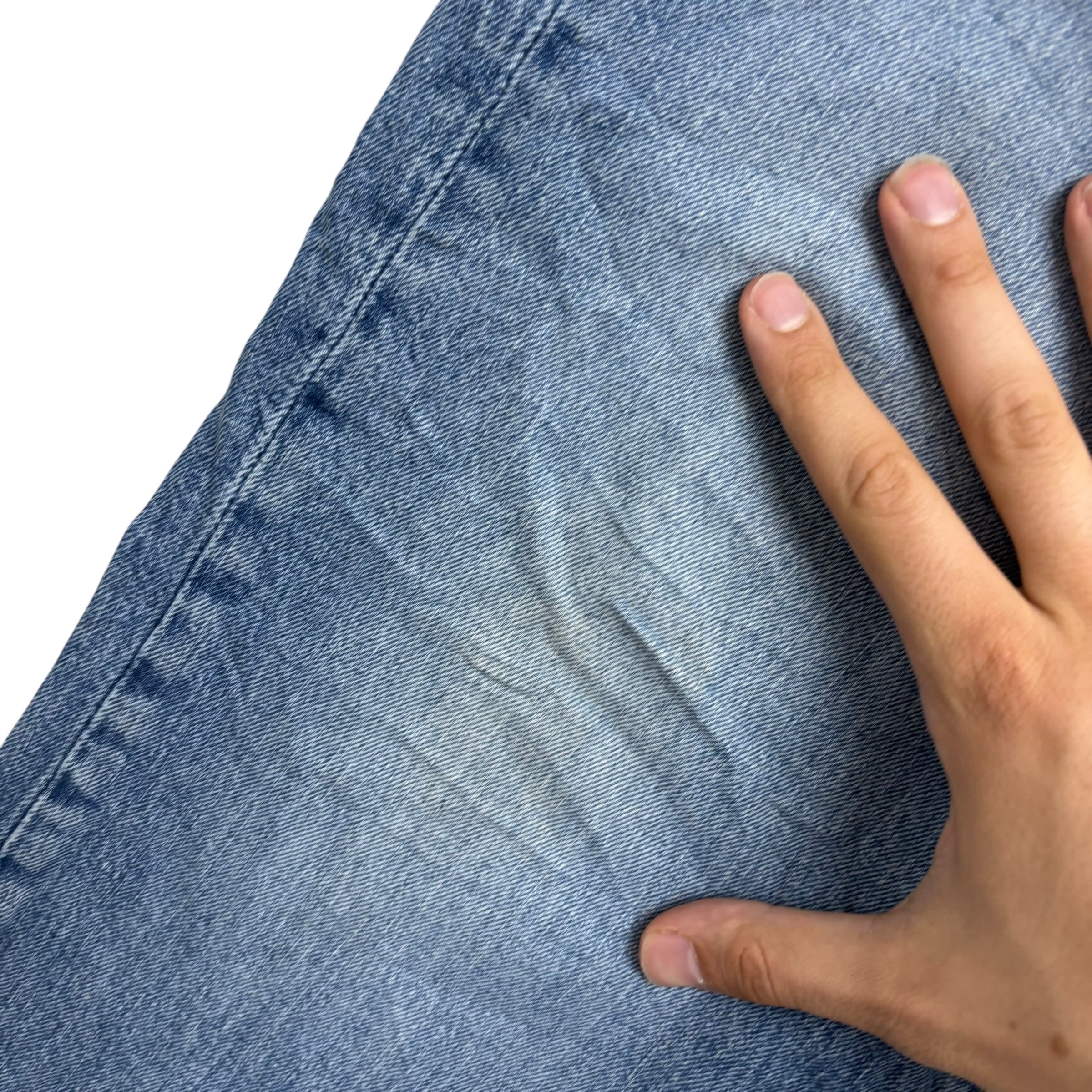 Levis 541 Jeans W36 L34 Mens Light Blue Athletic Tapered Fit Stretch Denim