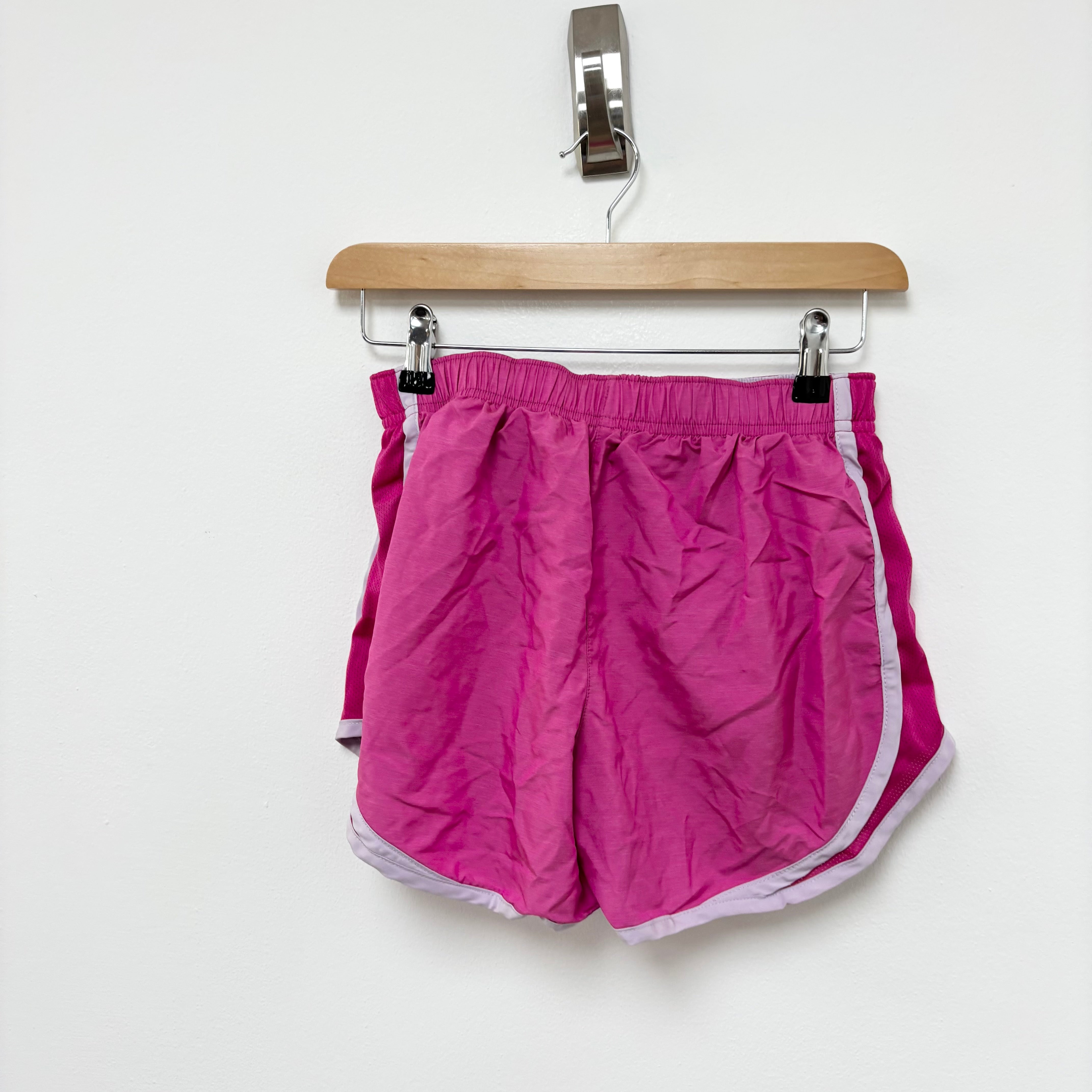Nike Shorts Womens XS Pink Dri Fit Running Sports Gym Athletic (E)
