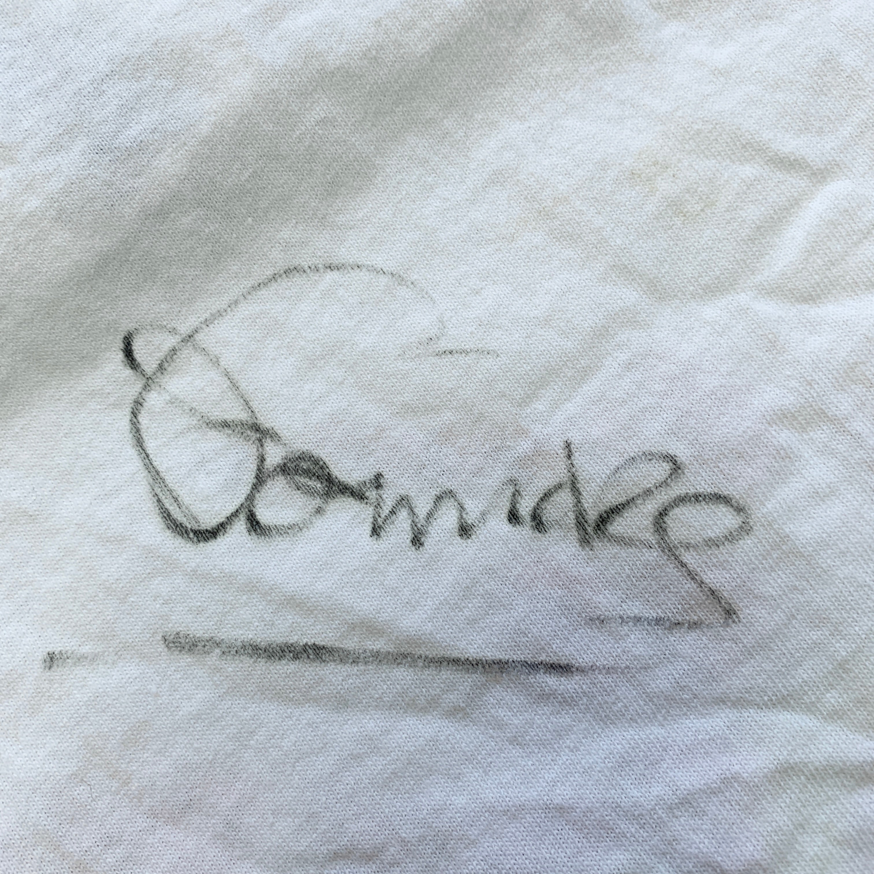 Vintage Jimmy Connors Signed T Shirt Autograph Memorabilia Tennis 90s