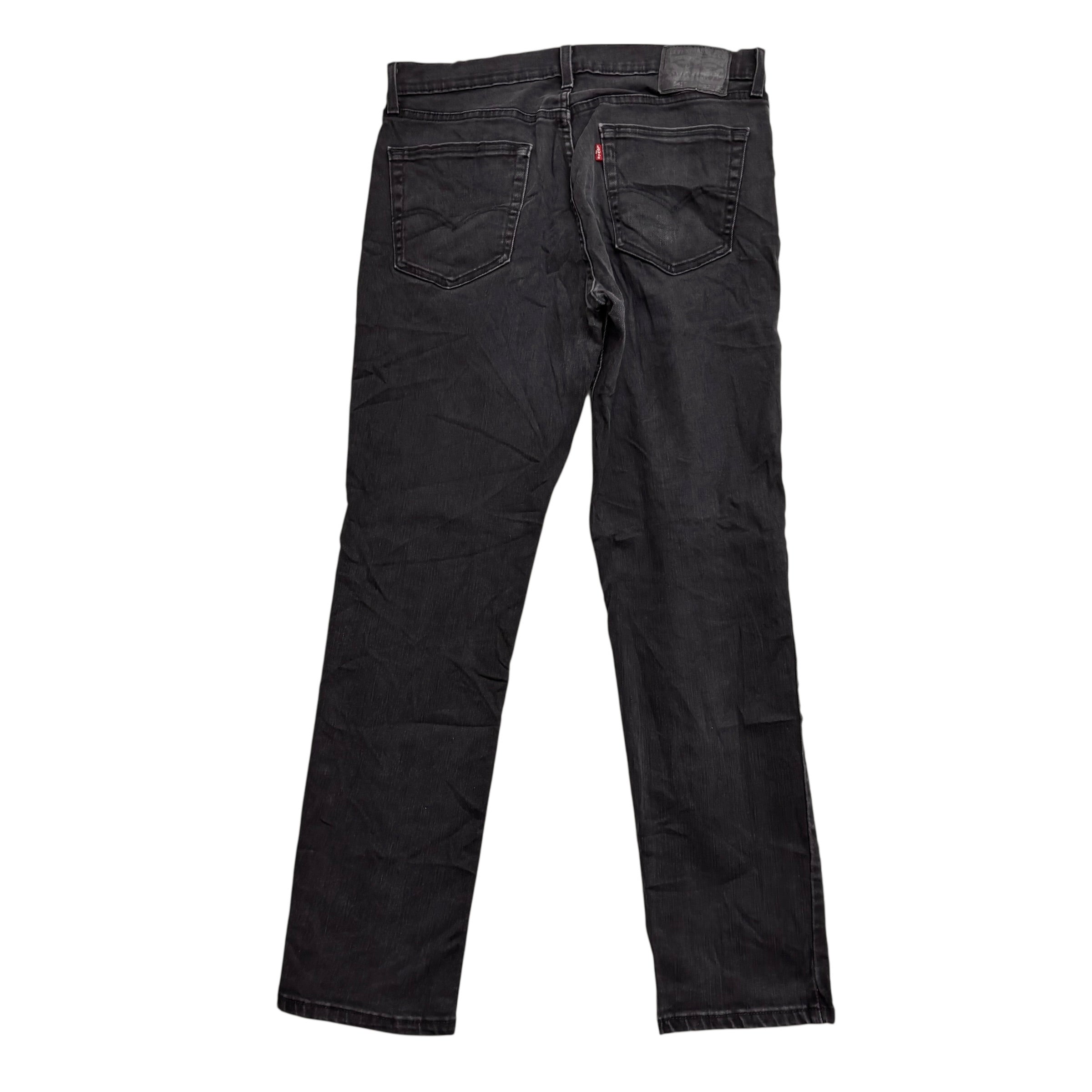 Levis 541 Jeans W32 L32 Mens Black Athletic Tapered Fit Stretch Denim