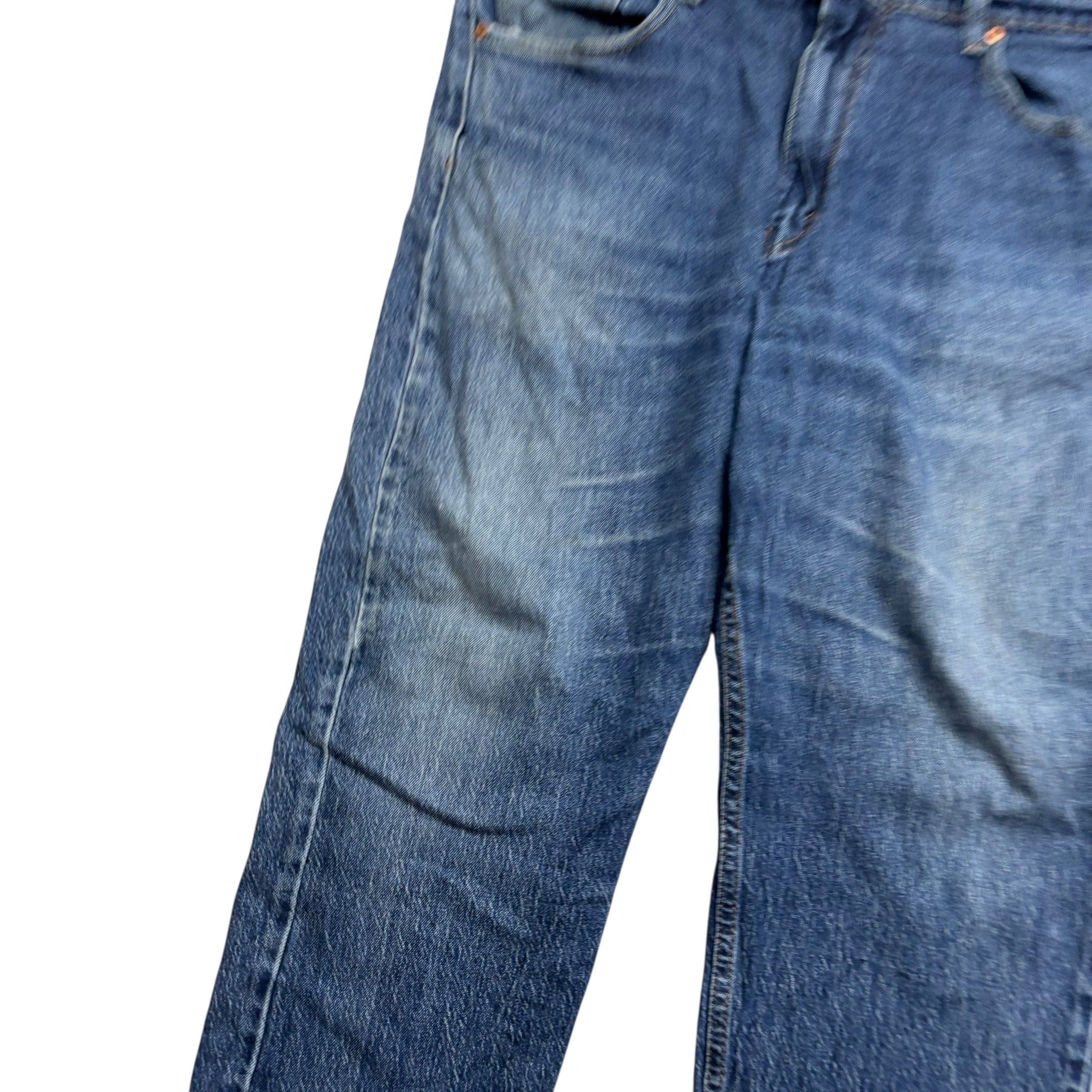 Levis 502 Jeans W40 L28 Mens Mid Blue Regular Tapered Fit Stretch Denim