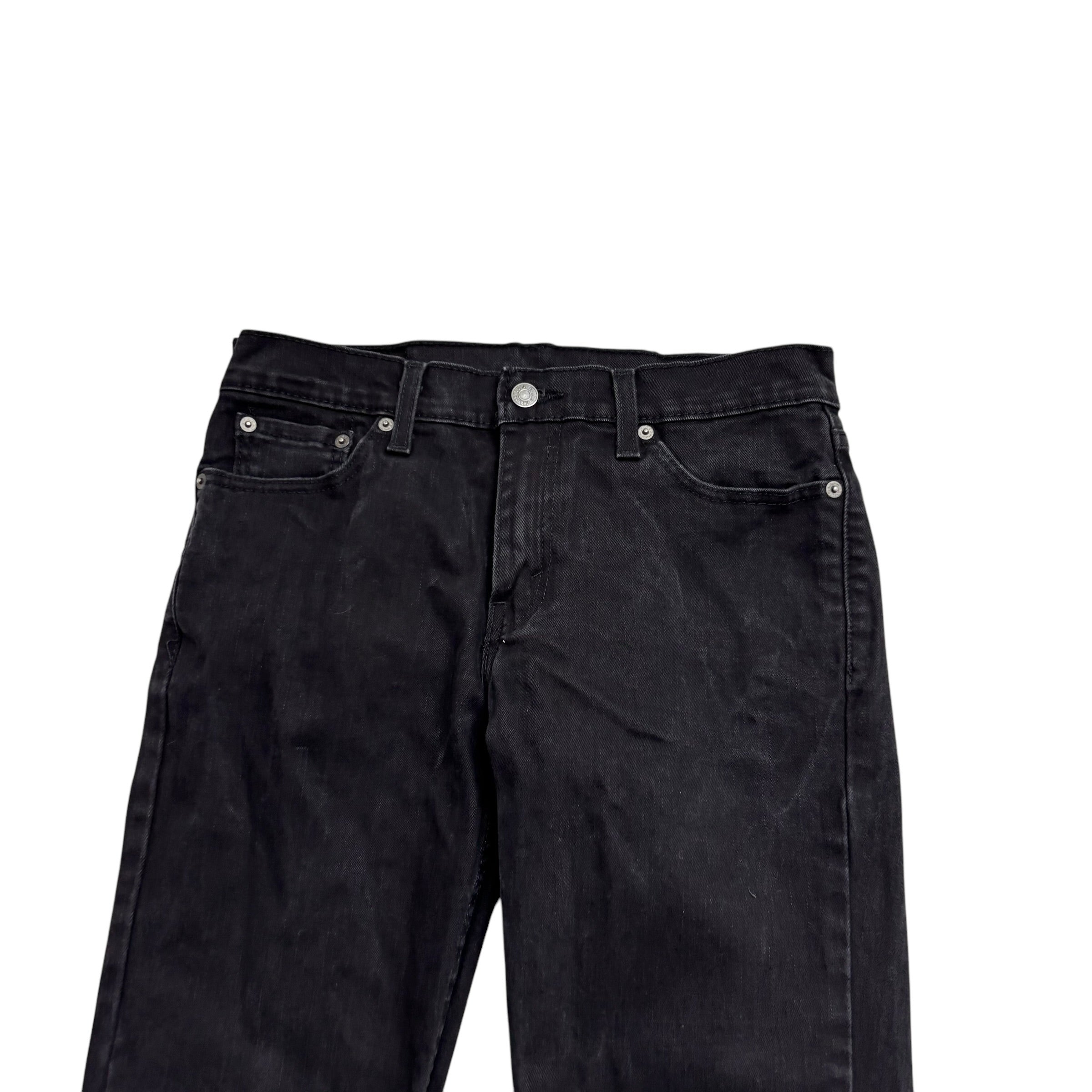 Levis 511 Jeans W30 L32 Mens Black Slim Fit Stretch Denim (E)