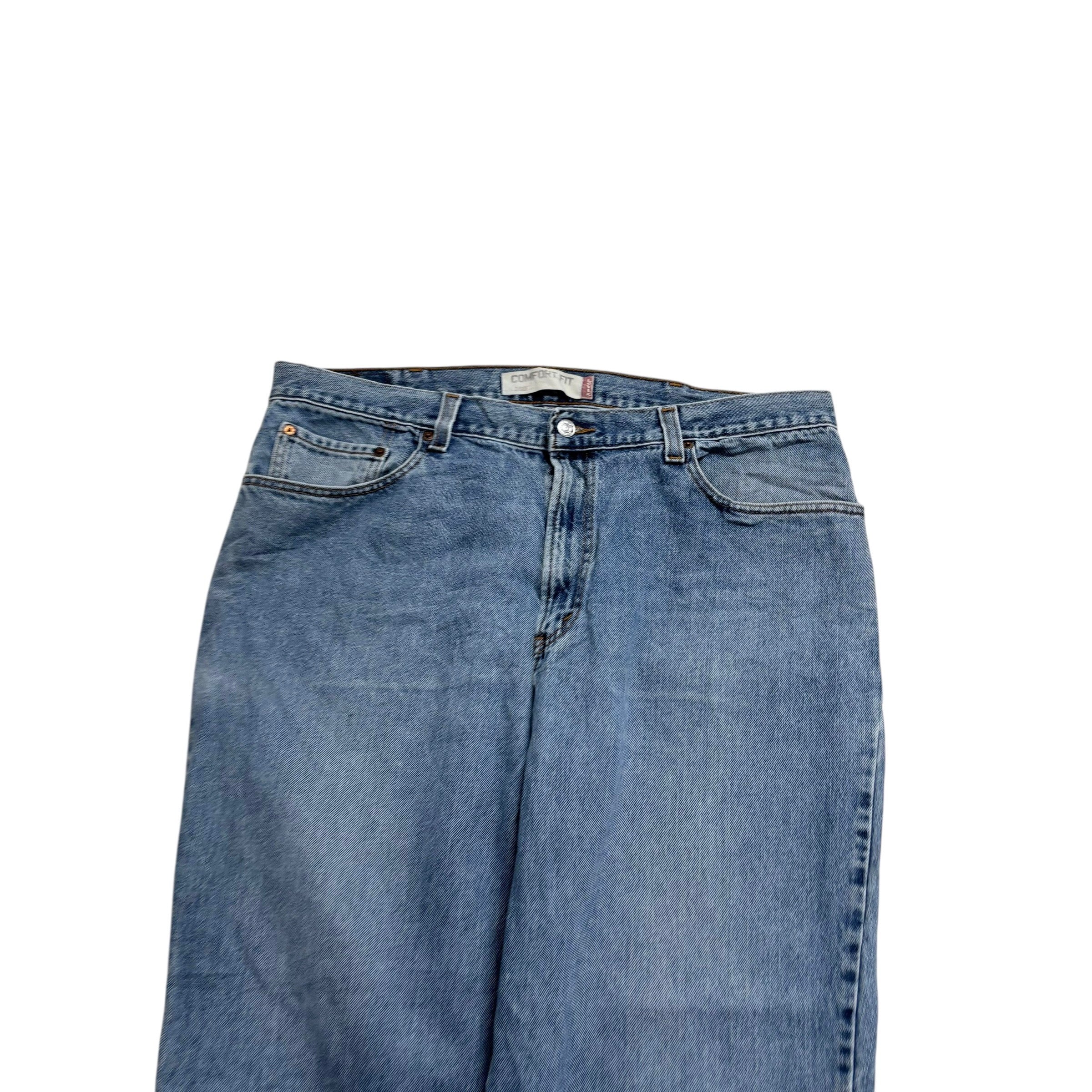 Levis 560 Jeans W40 L32 Mens Mid Blue Baggy Relaxed Comfort Vintage Denim (E)