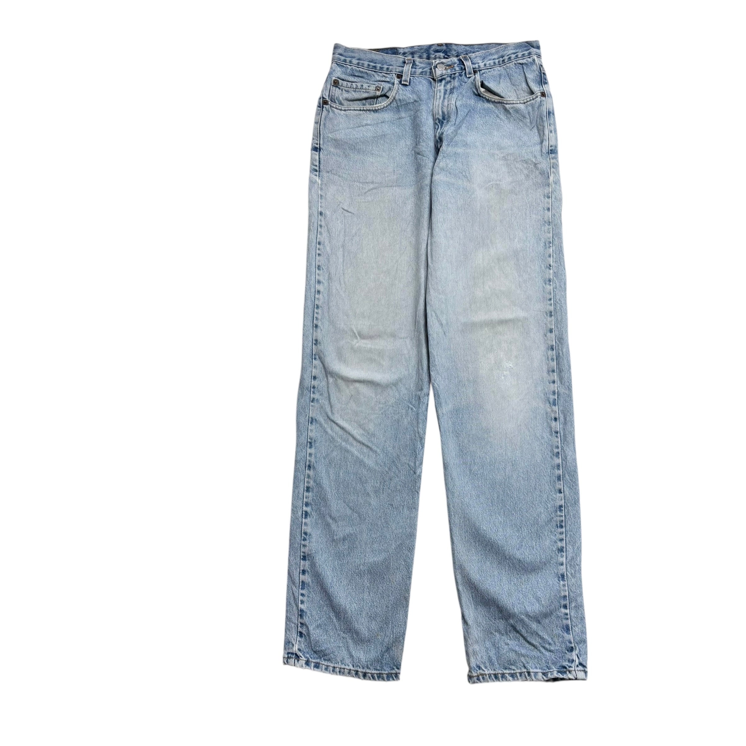 Levis Jeans W30 L34 Mens Light Blue Relaxed Tapered Fit Vintage Denim (F)