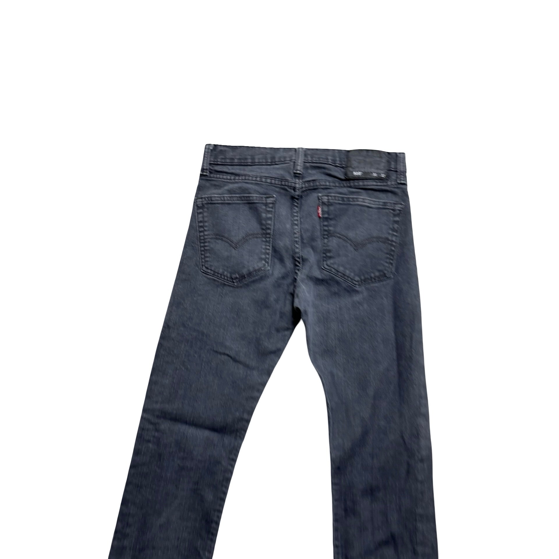 Levis 510 Jeans W30 L31 Mens Grey Skinny Fit Stretch Denim (E)