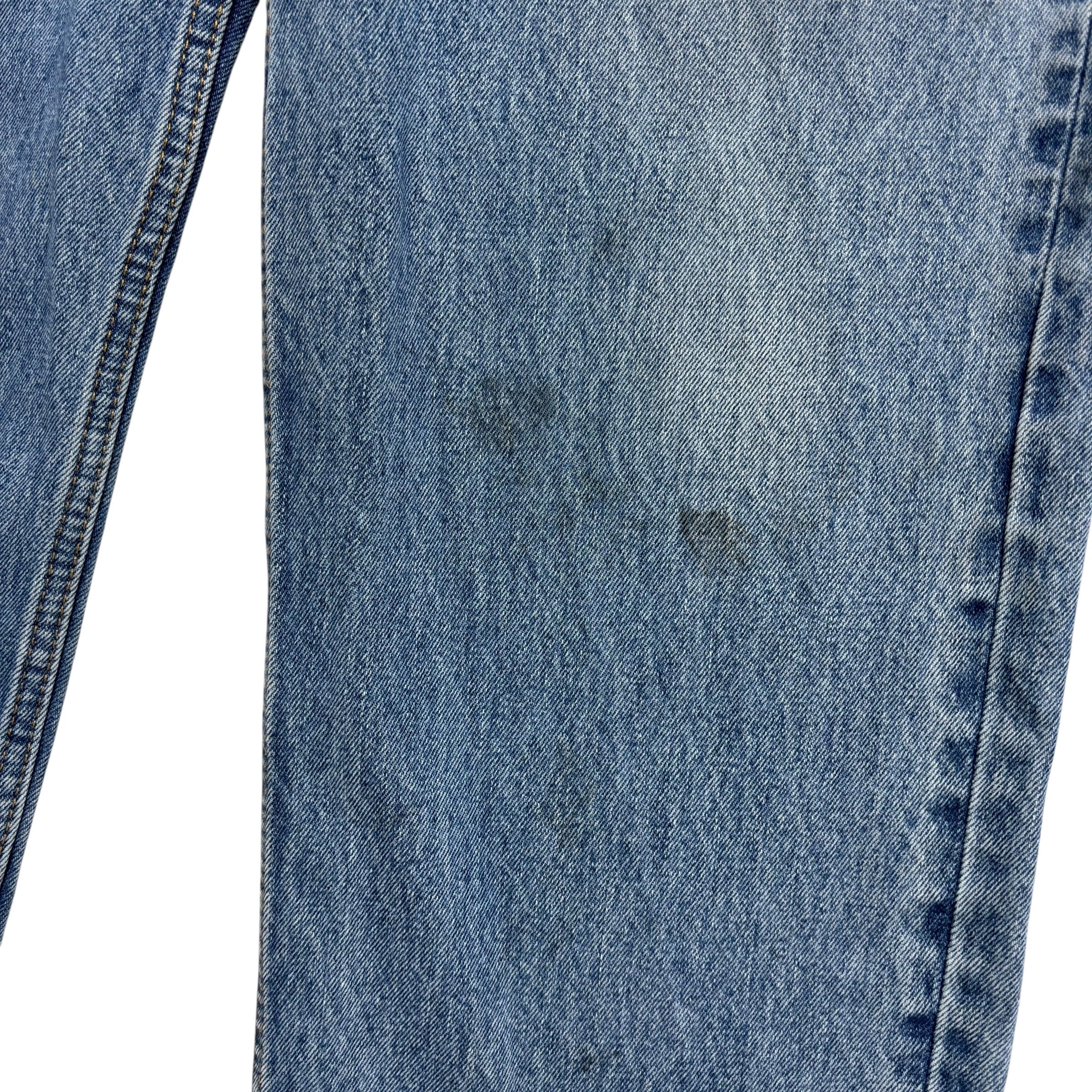 Levis 550 Jeans W36 L29 Mens Light Blue Relaxed Straight Fit Denim (F)