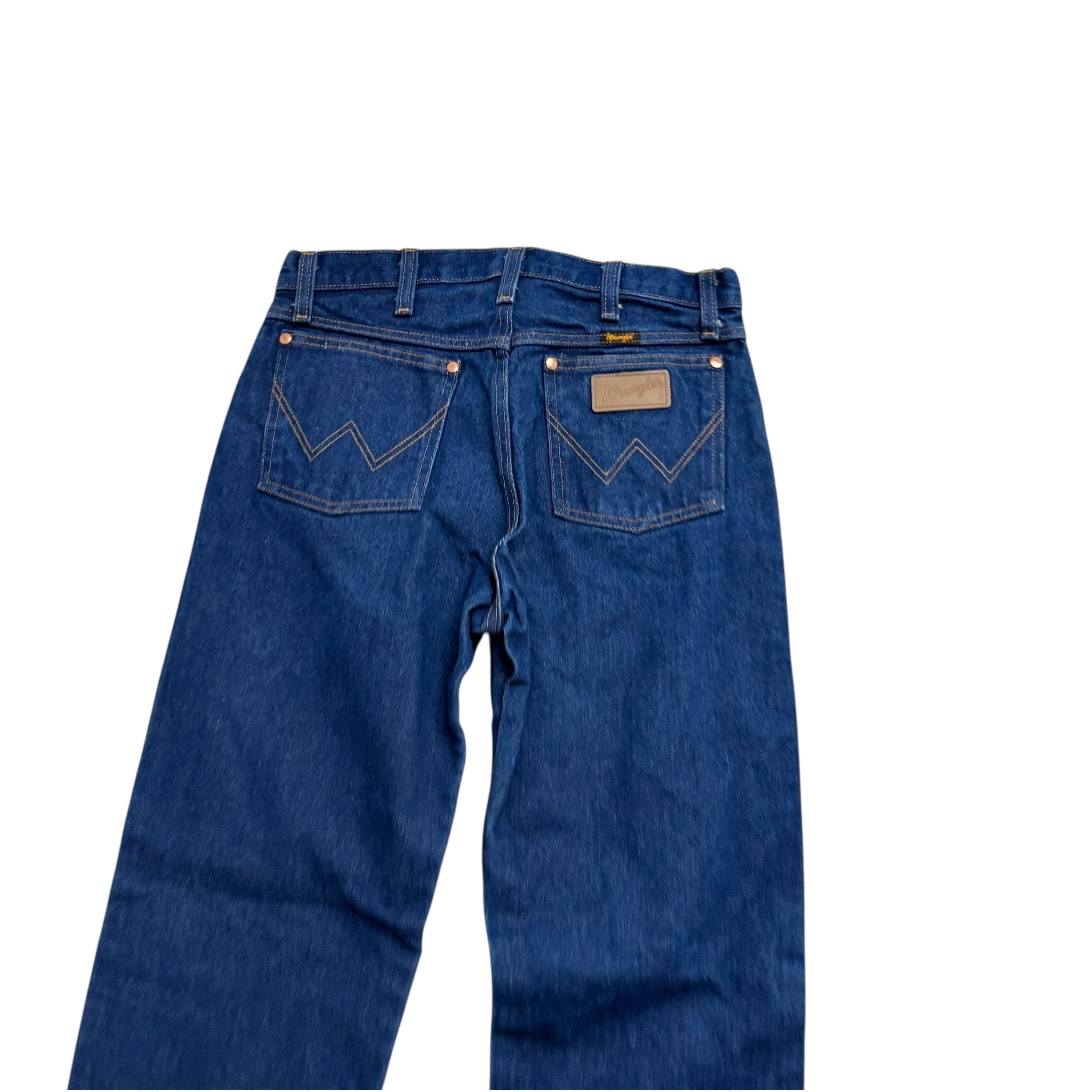 Wrangler Jeans Cowboy Cut W30 L34 Mens Dark Blue 13MWZ Original Fit Denim (E)