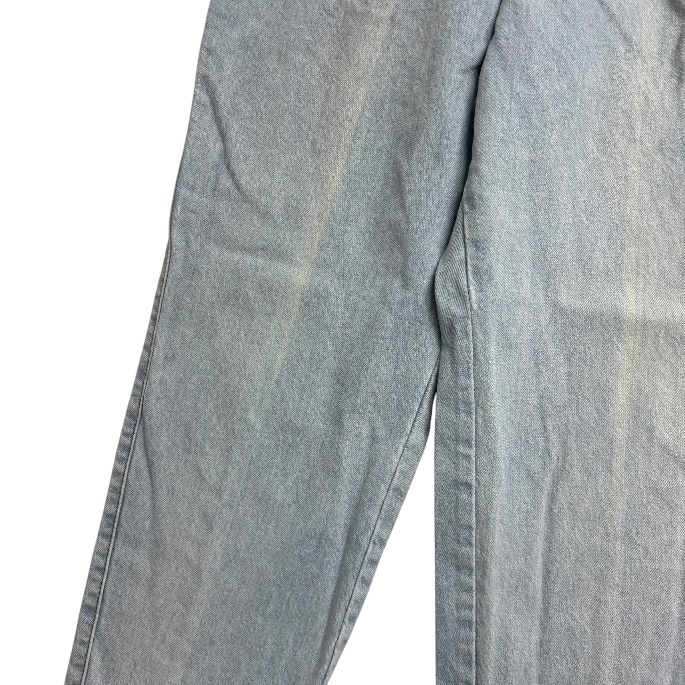 Levis Silver Tab Jeans W28 L31 Womens Light Blue Relaxed Taper Mom Vintage Denim
