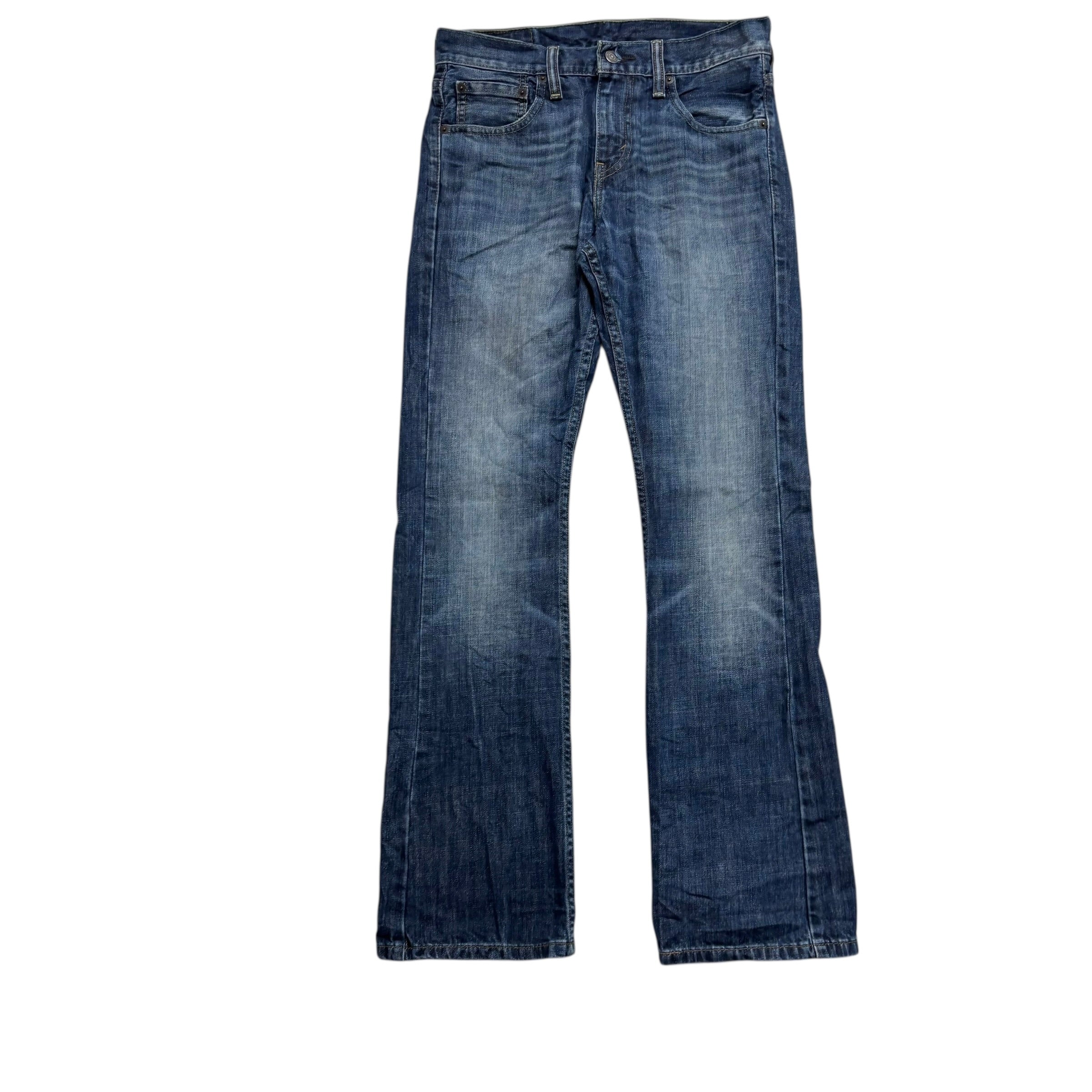 Levis 527 Jeans W29 L30 Mens Dark Blue Slim Bootcut Fit Denim