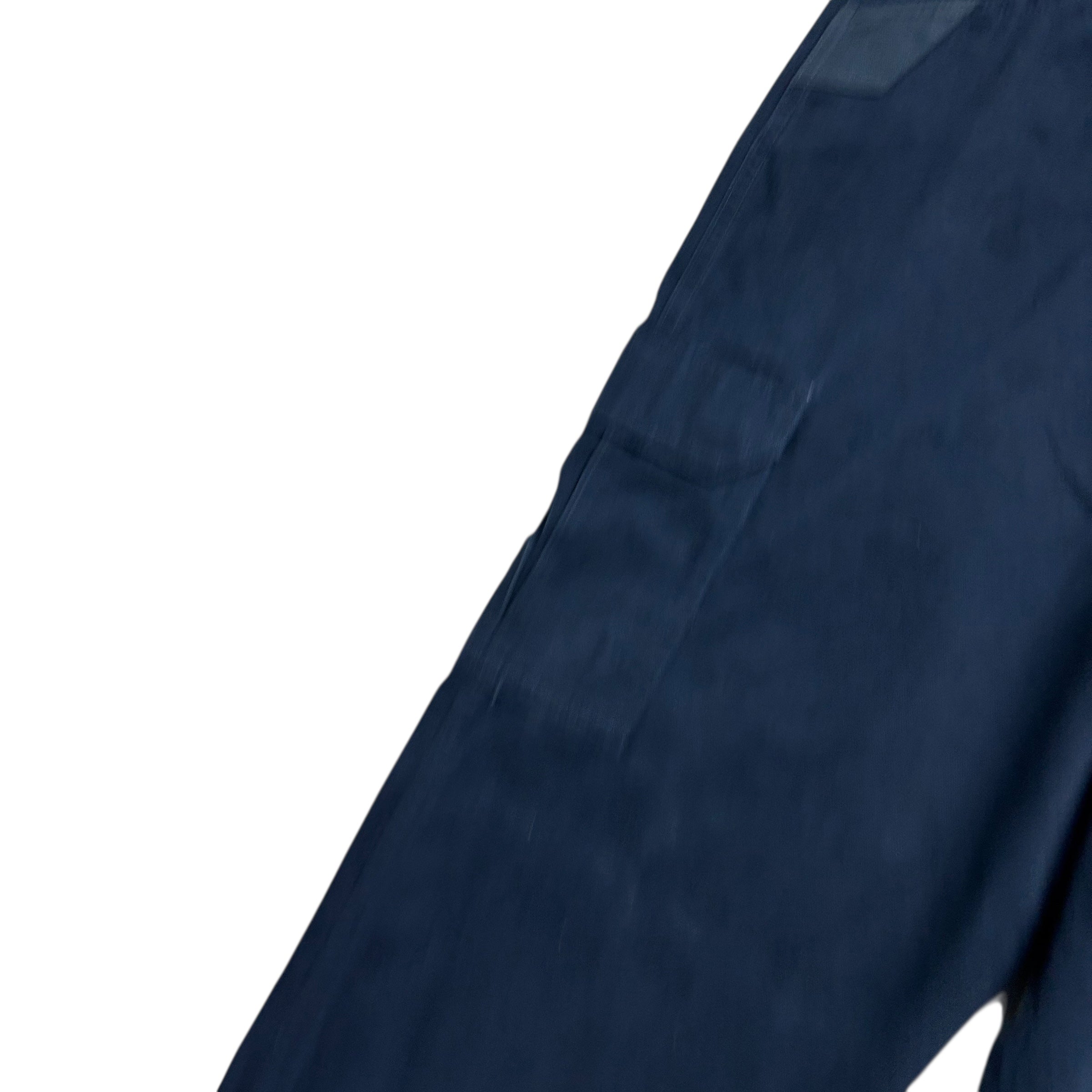 Wrangler Cargo Trousers W44 L32 Mens Navy Blue Relaxed Straight Fit Pants (E)