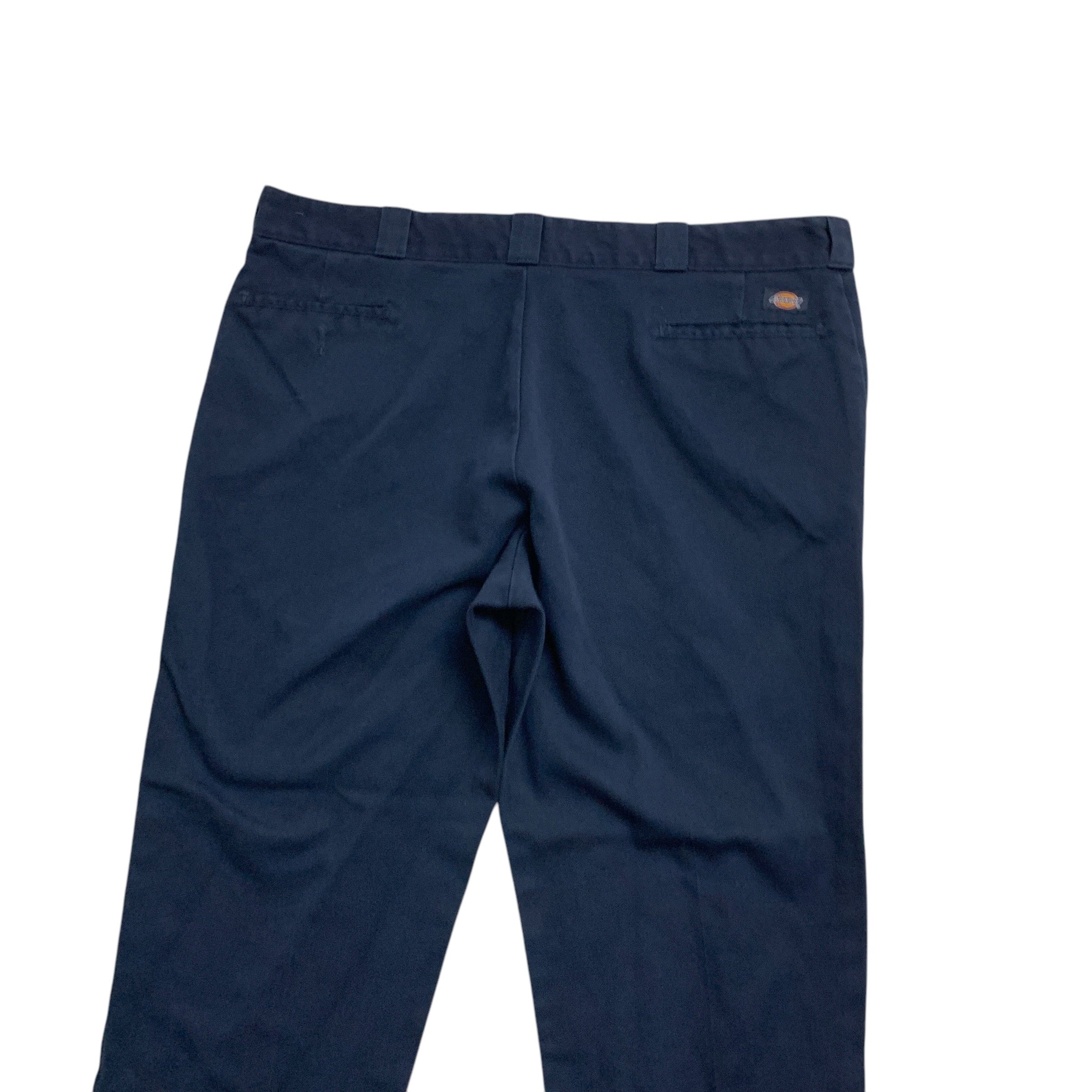 Dickies 874 Trousers W44 L30 Mens Blue Pants Original Straight Fit Workwear