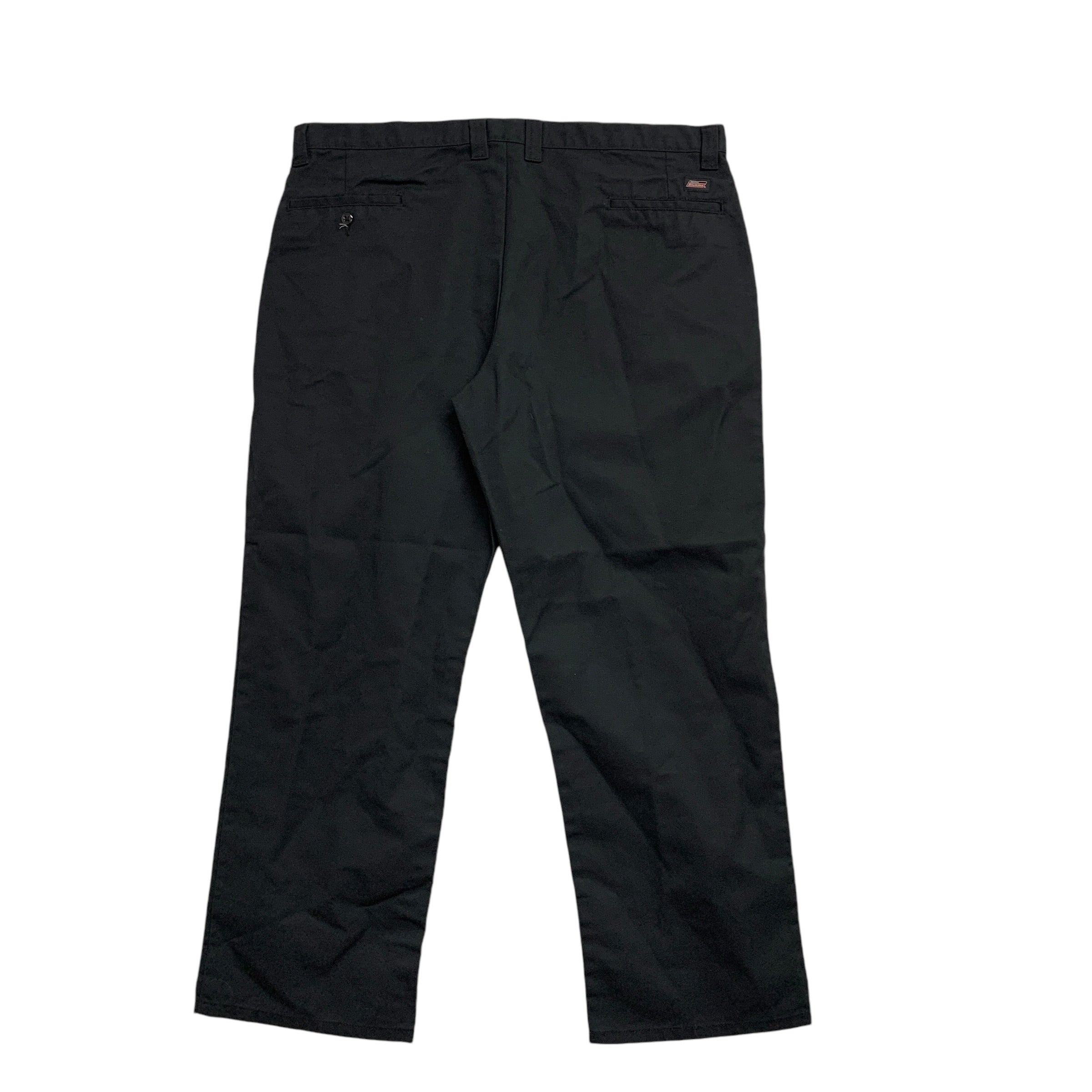 Dickies Trousers W40 L30 Mens Black Pants Relaxed Straight Fit Workwear