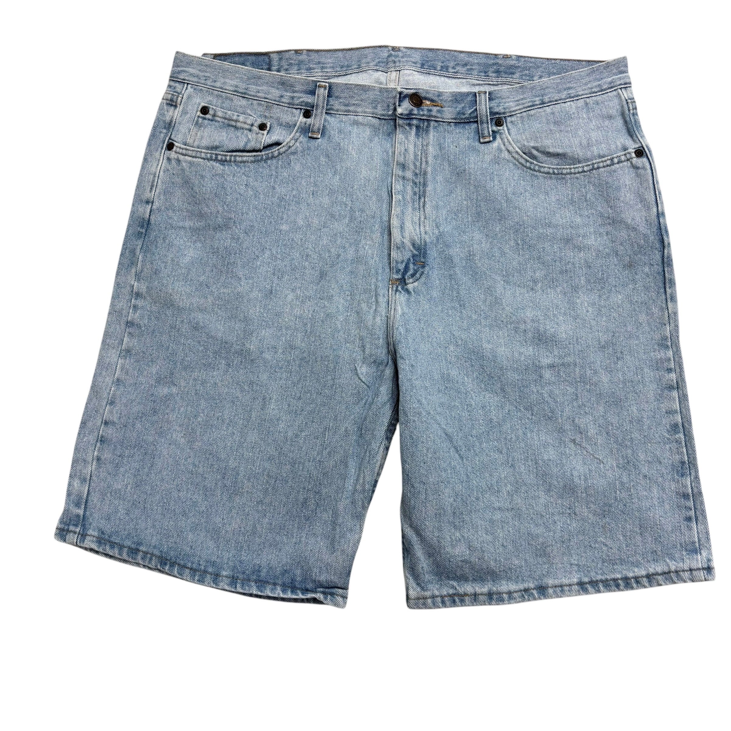 Wrangler Baggy Jorts W40 Mens Denim Shorts Light Blue Relaxed Fit (E)