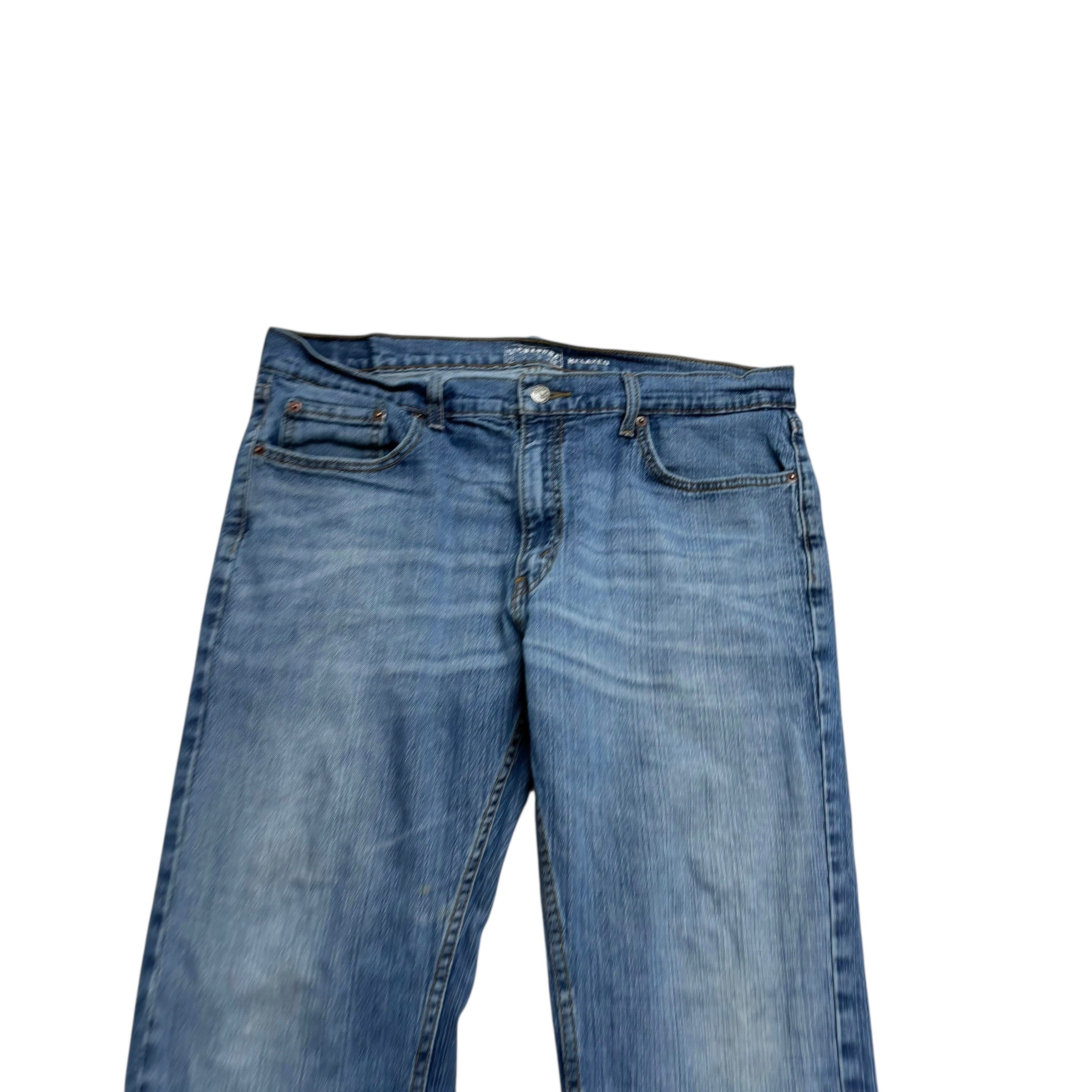 Levis Signature Jeans W36 L30 Mens Mid Blue Baggy Relaxed Fit Stretch