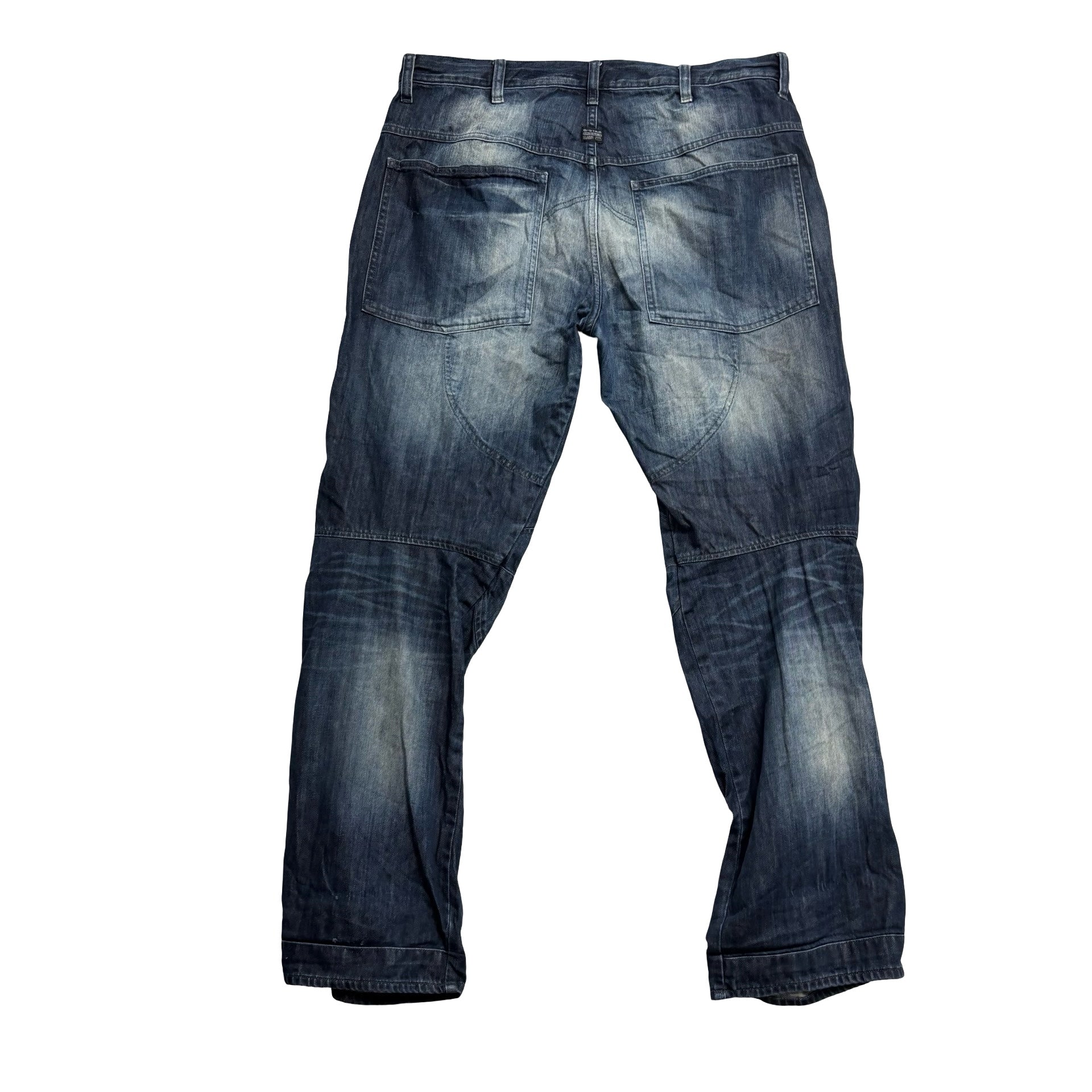 G Star 3D Loose Jeans W38 L32 Mens Dark Blue Baggy Fit Denim