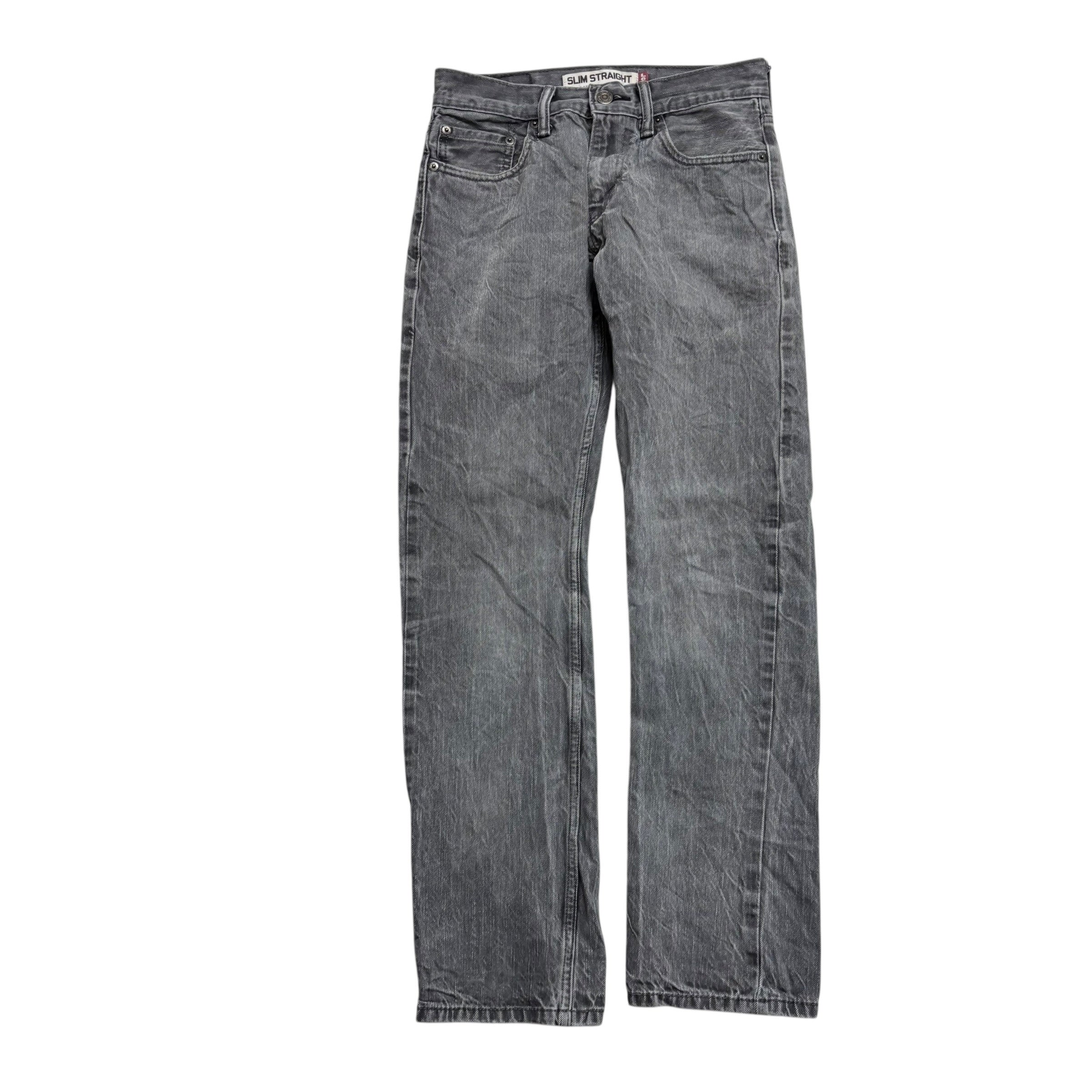 Levis 514 Jeans W27 L31 Mens Grey Regular Straight Fit Vintage Denim