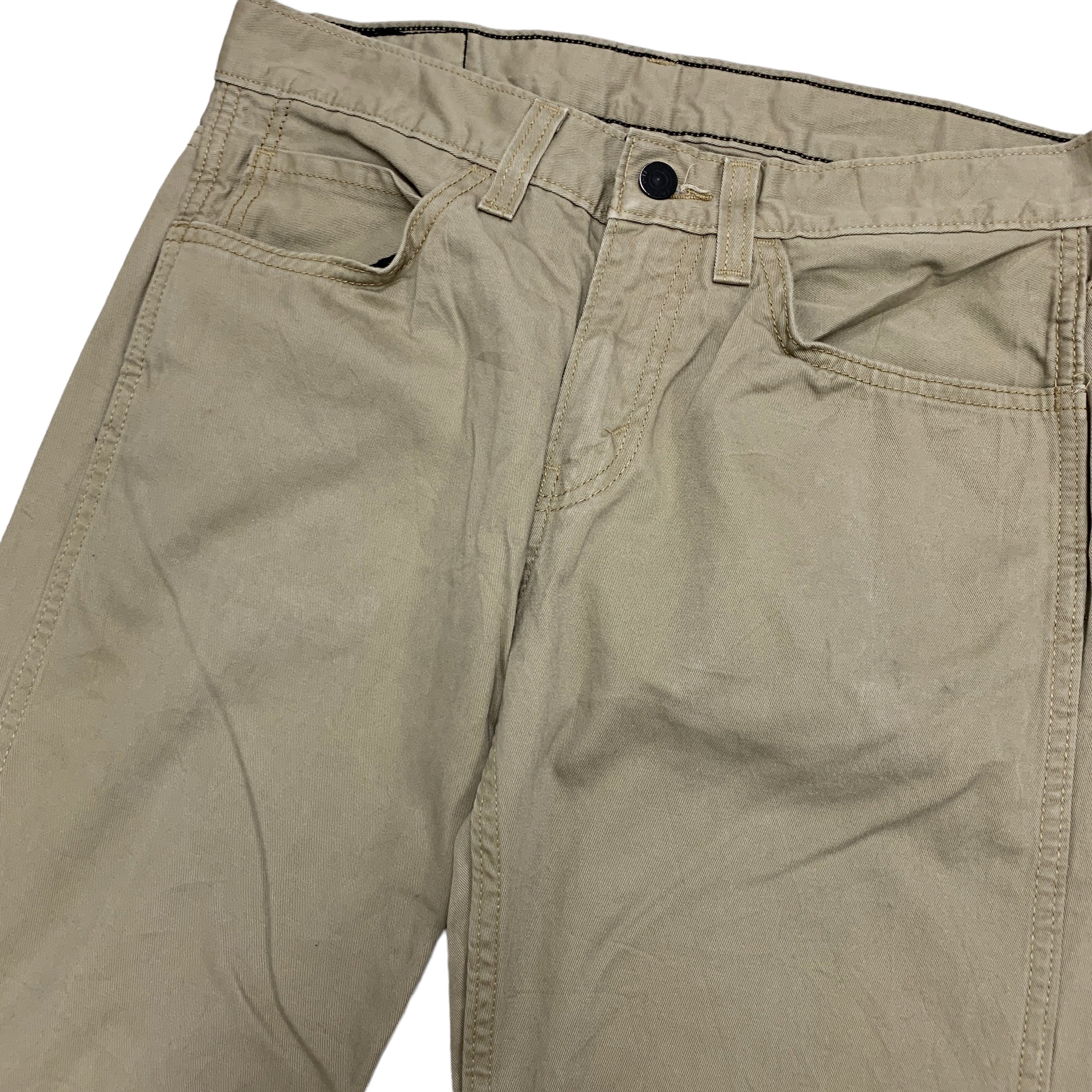 Levis 511 Trousers W31 L31 Mens Beige Slim Fit Cotton Pants