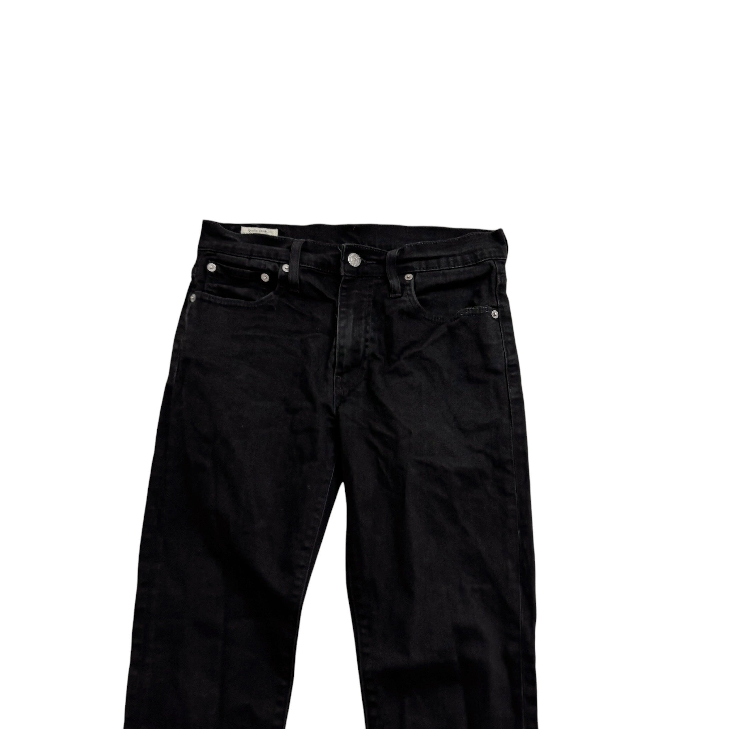 Levis 512 Jeans W29 L32 Mens Black Slim Tapered Fit Stretch Premium Denim (E)