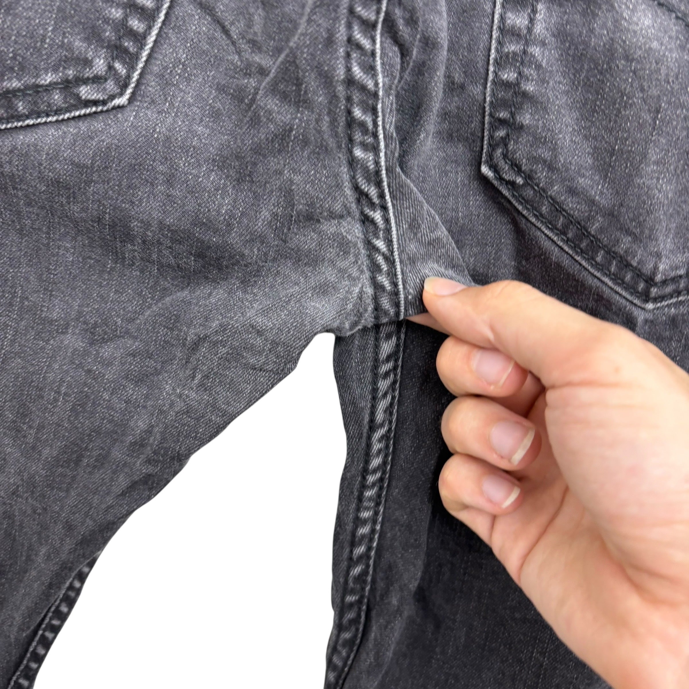 Levis 512 Jeans W32 L28 Mens Black Slim Tapered Fit Stretch Denim