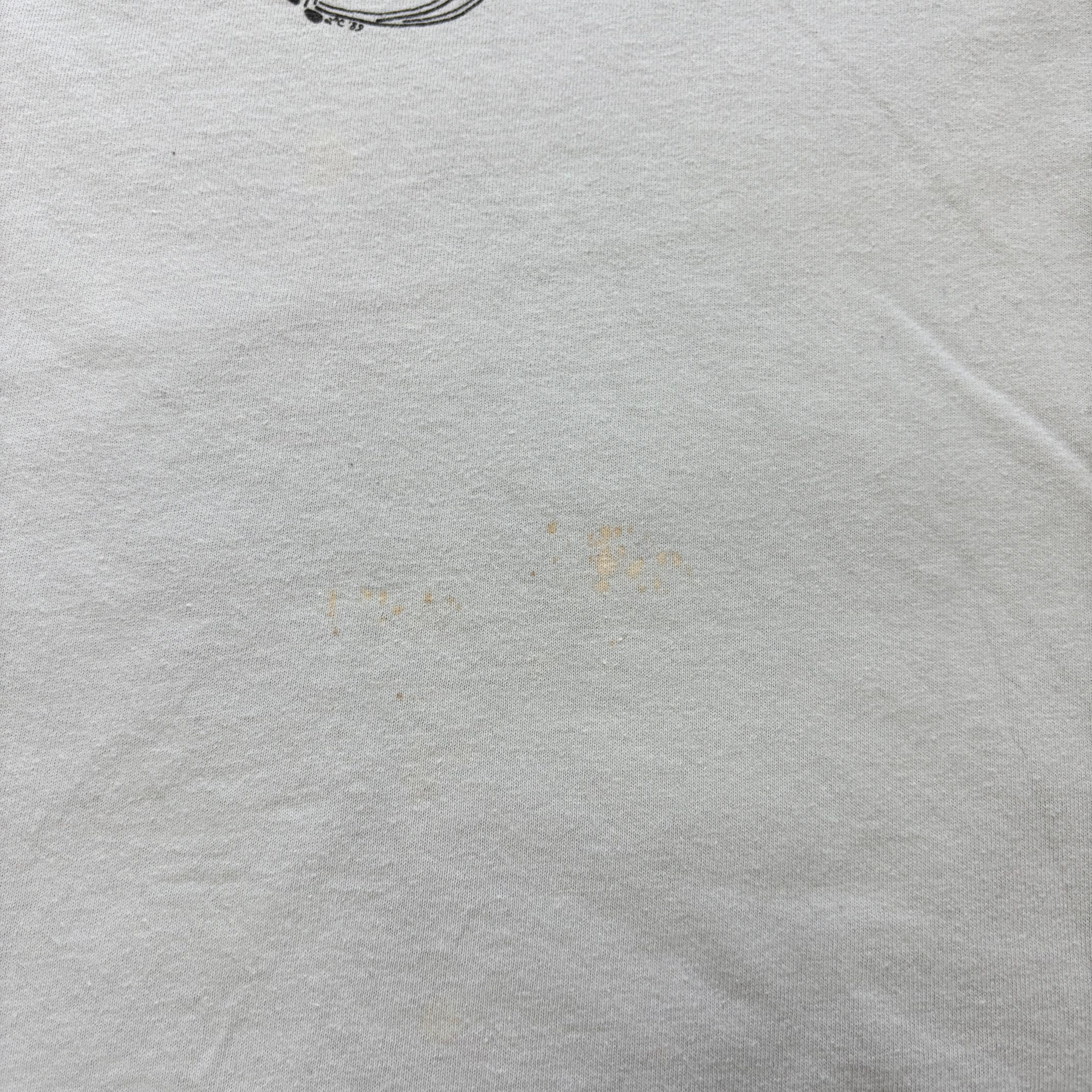 Vintage T Shirt Mens Large Grey Single Stitch Graphic Print 80s Music (F)